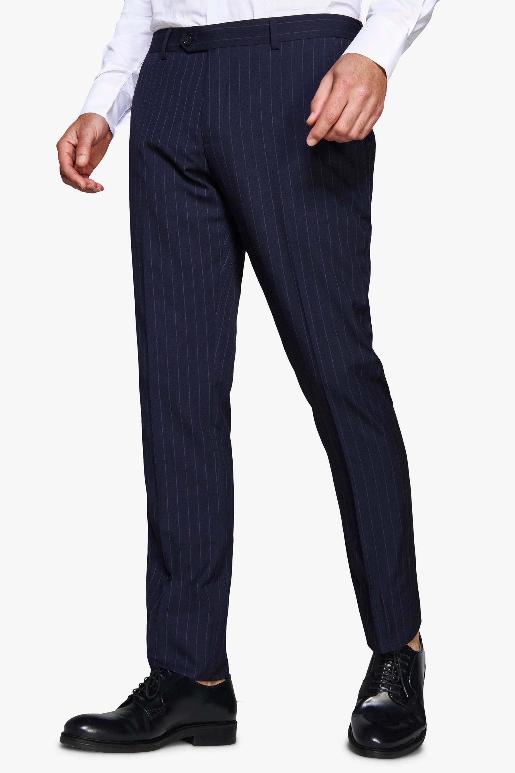 Pantaloni gessati blu-Dan John