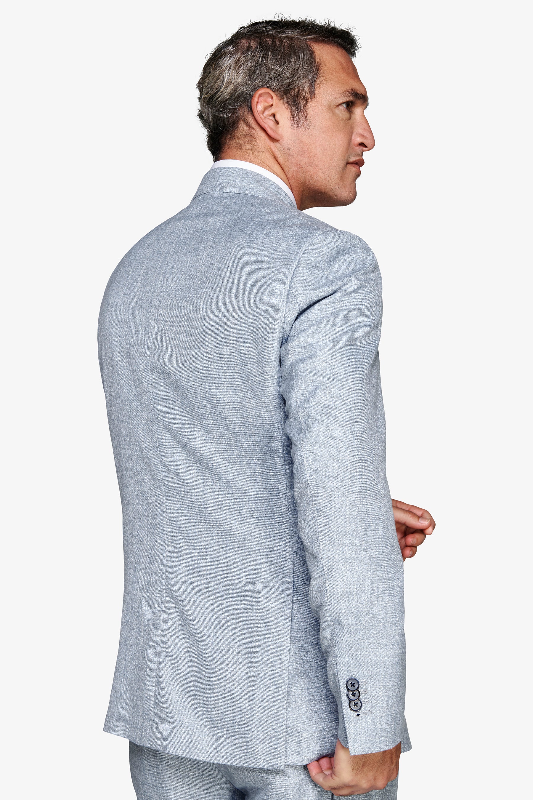 Americana tela flameada celeste