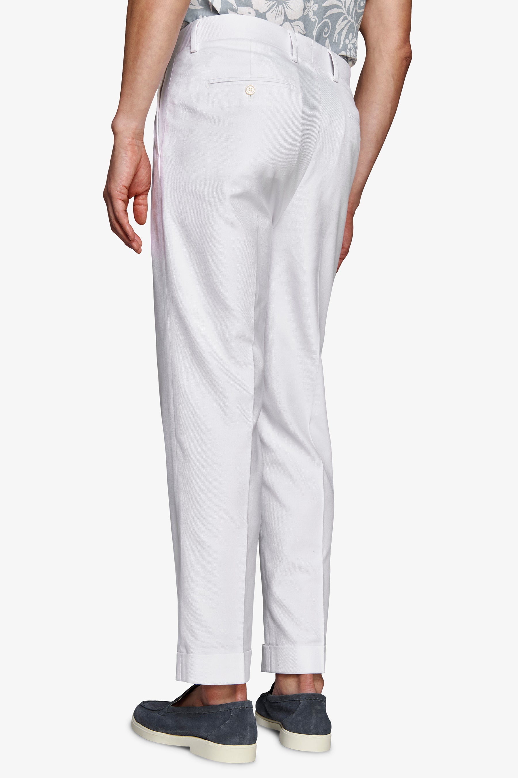 Pantaloni straight bianchi