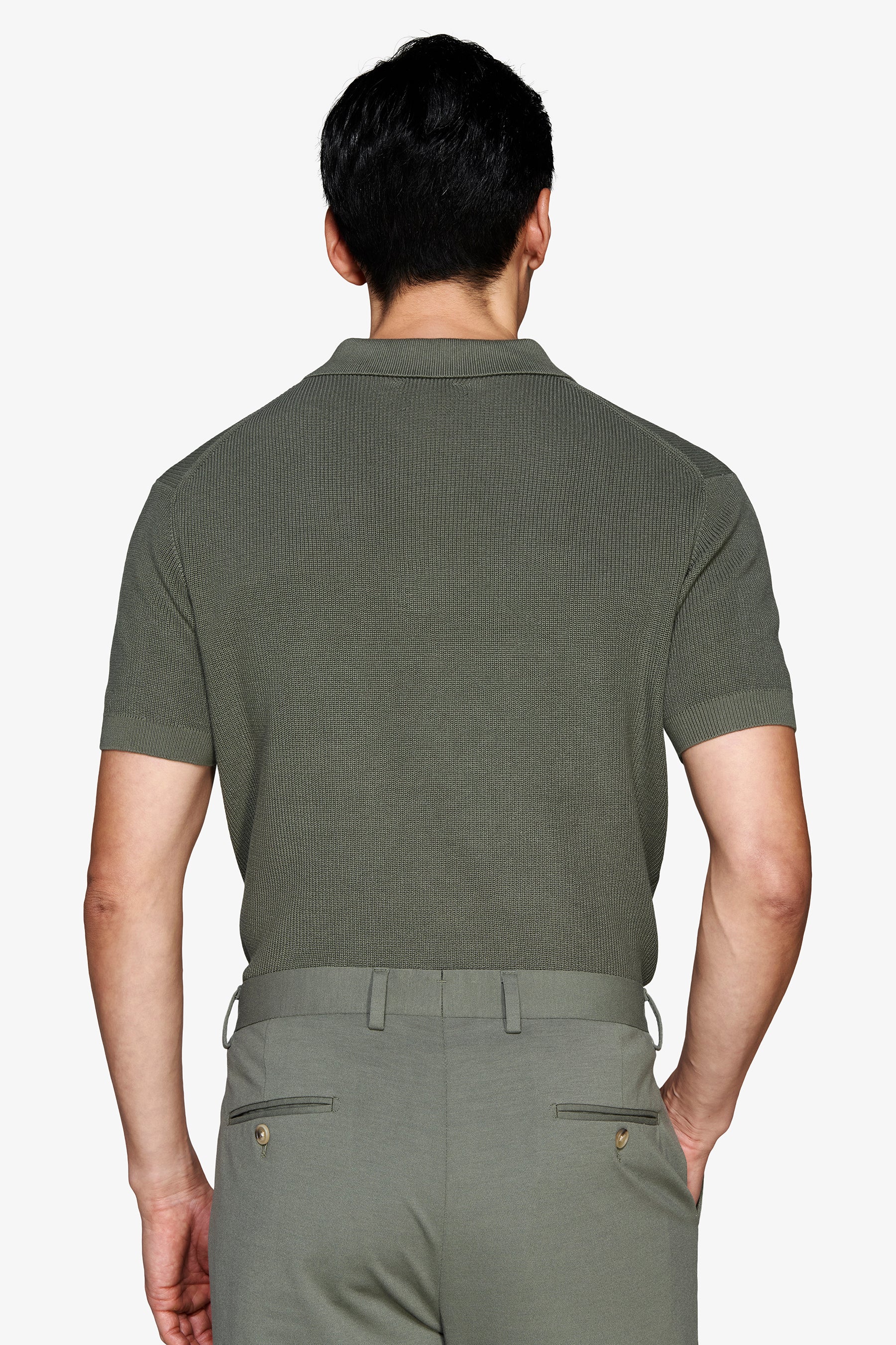 GRÜNES COB POINT KURZARM-POLOSHIRT