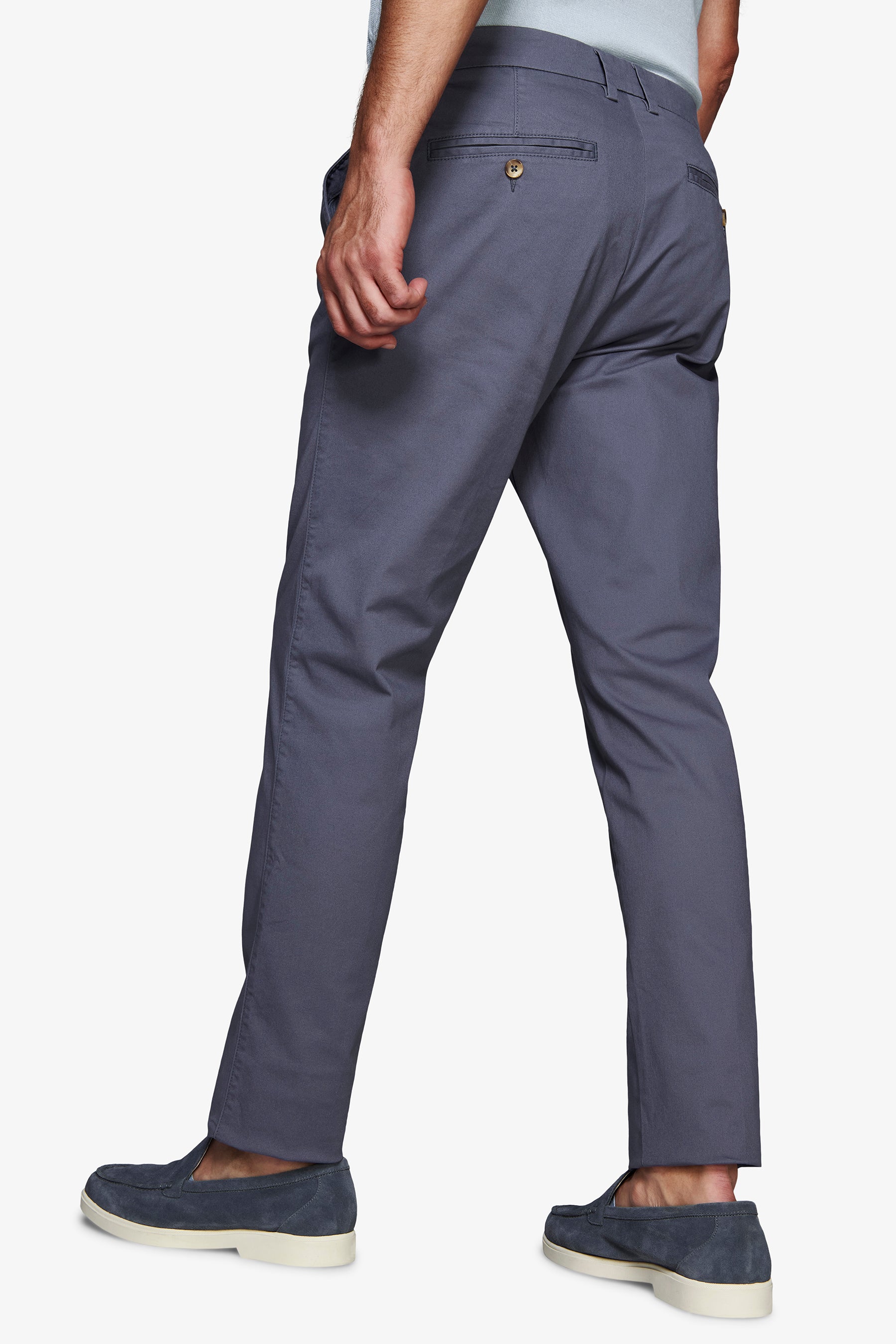Pantaloni chino light blu