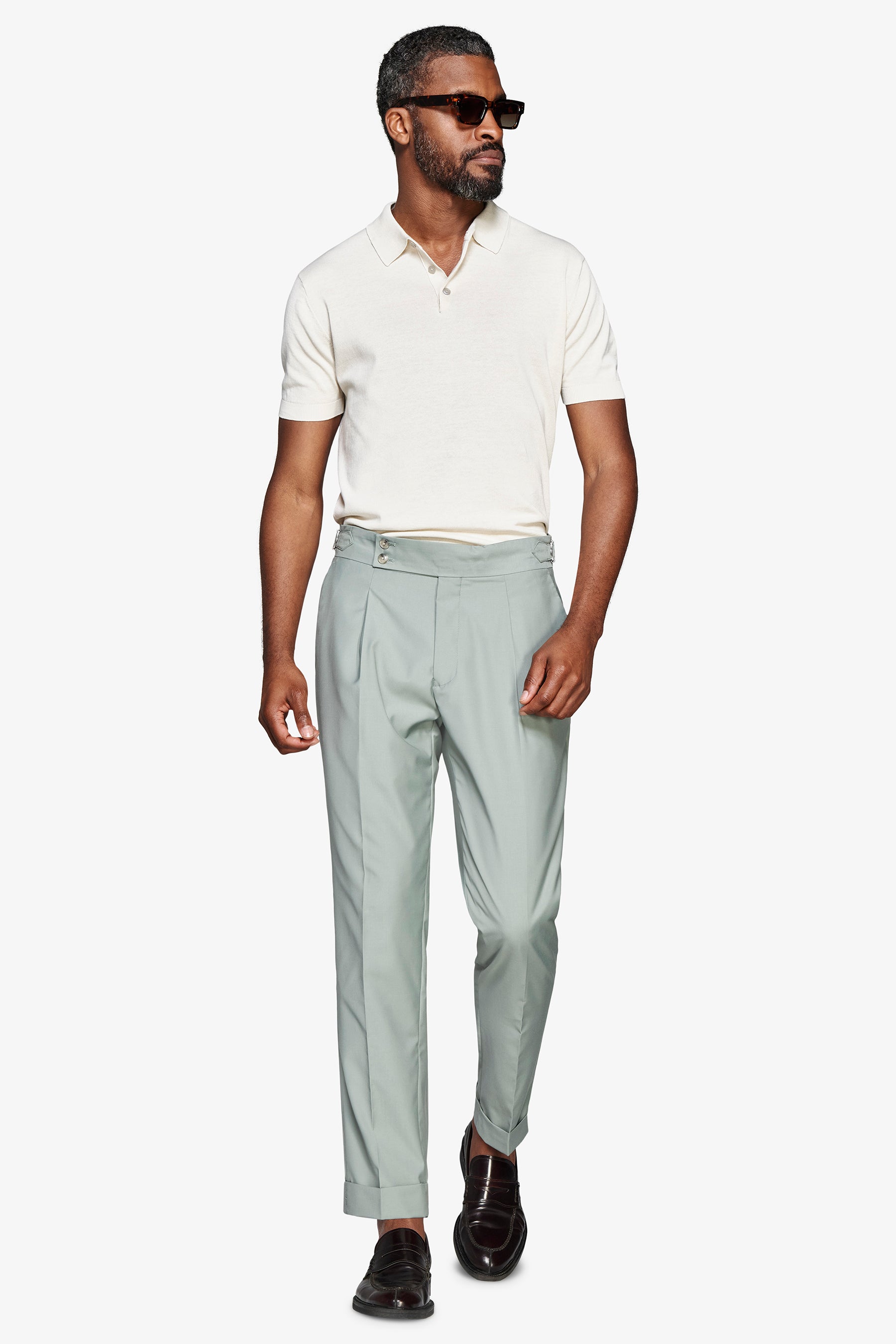 Polo in maglia basic in cotone ghiaccio-Dan John