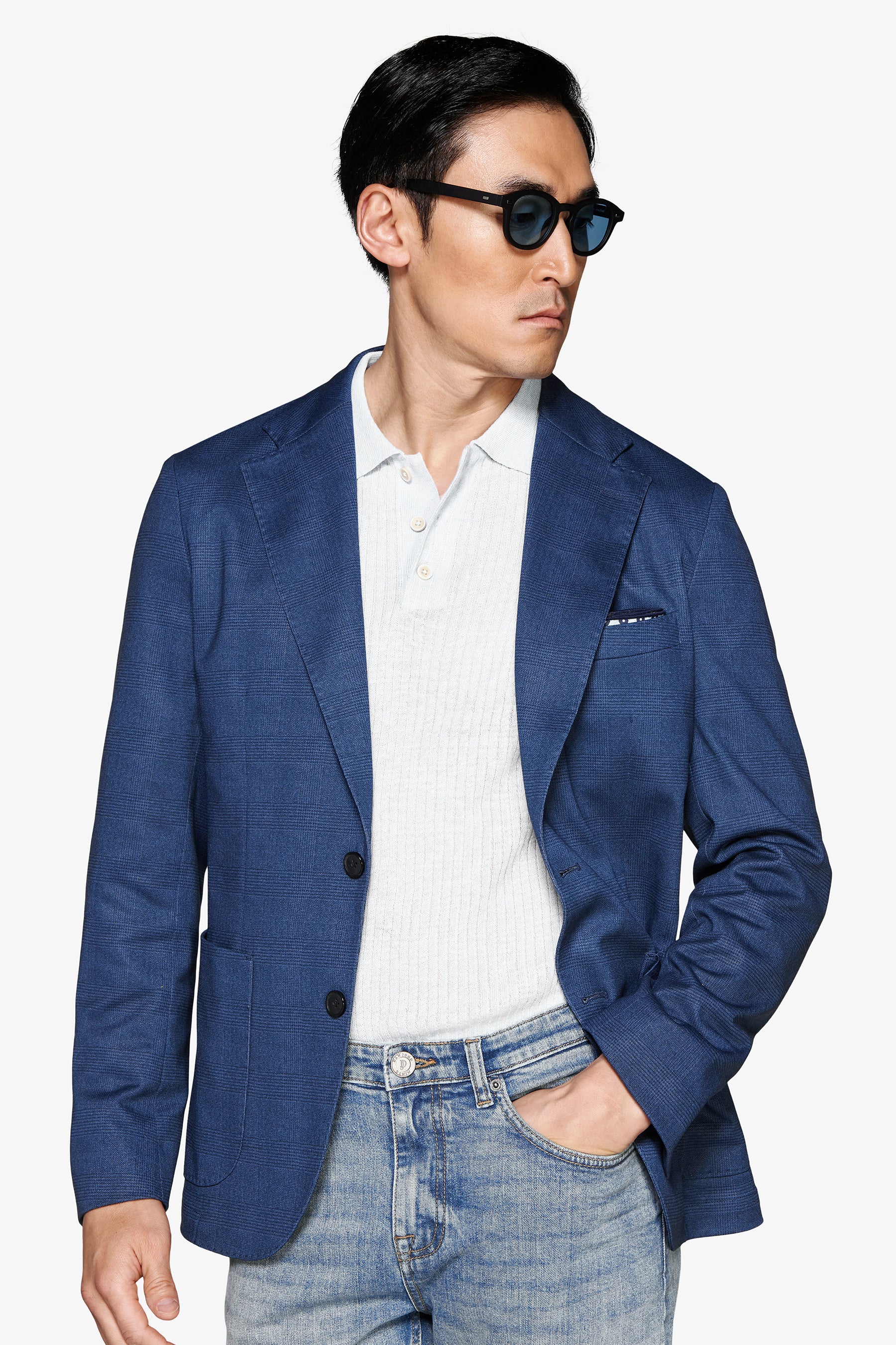 Giacca jersey galles avion