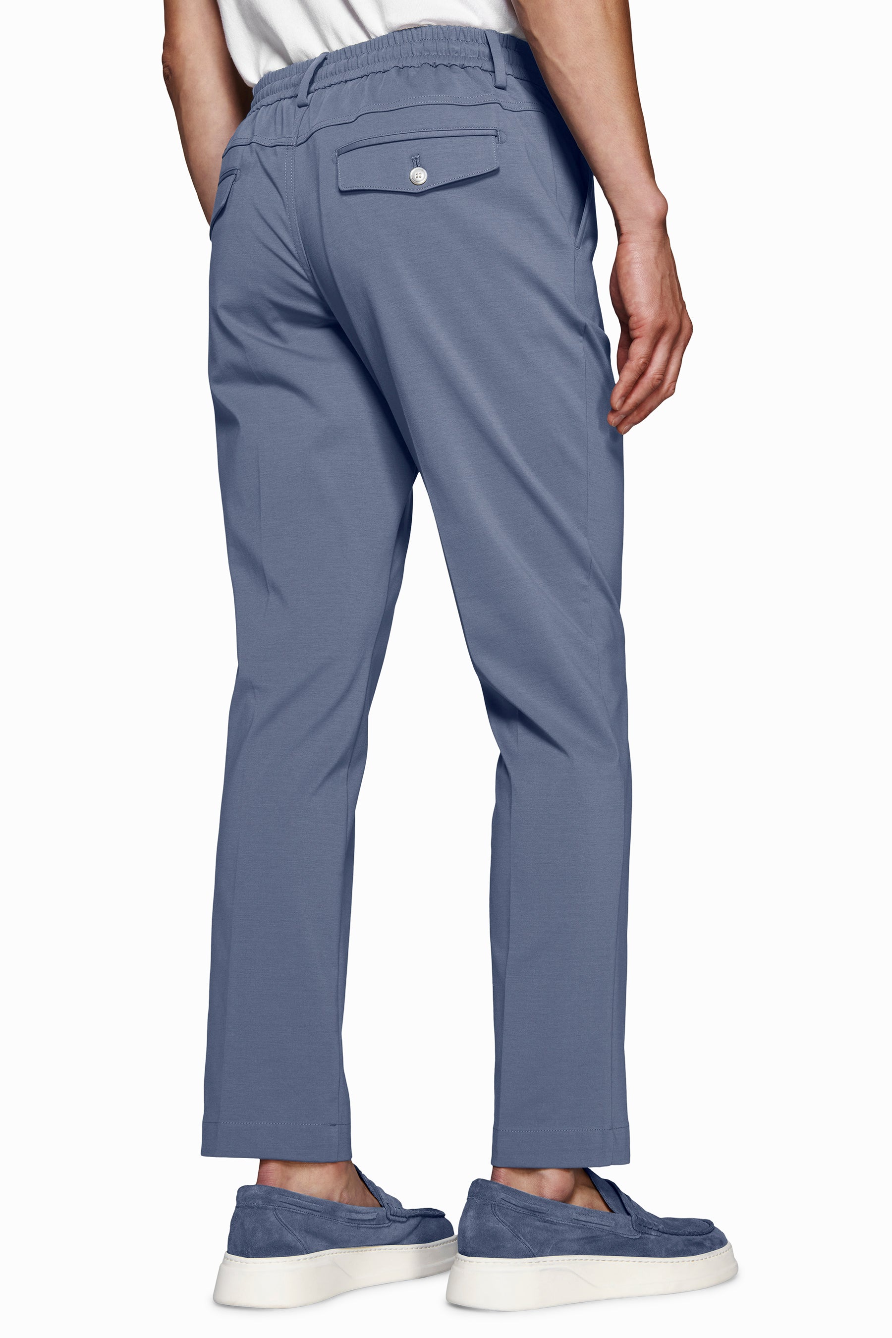 Hose aus Jersey in Avion Blau DNJ