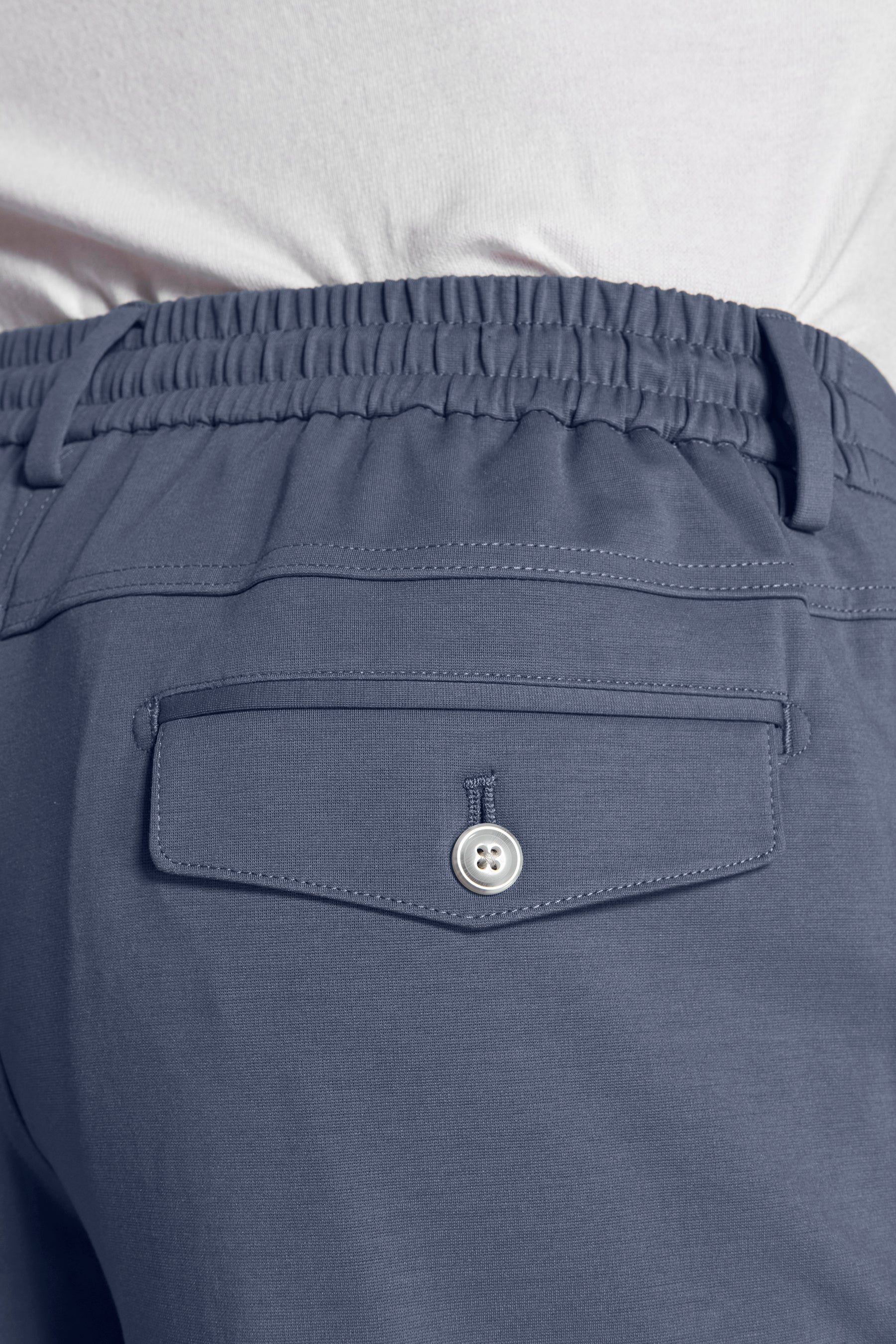 Hose aus Jersey in Avion Blau DNJ