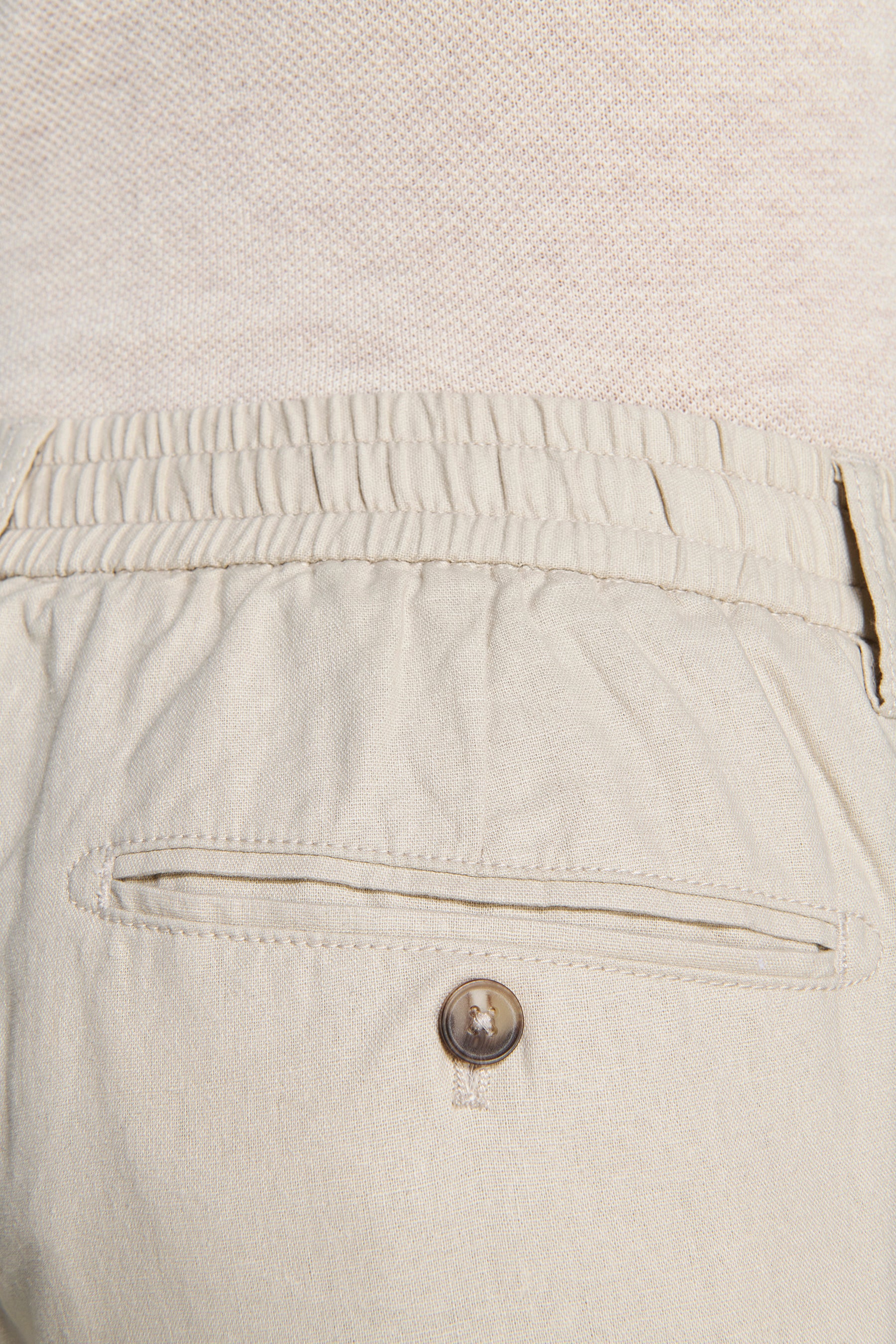 Pantalaccio misto lino sabbia