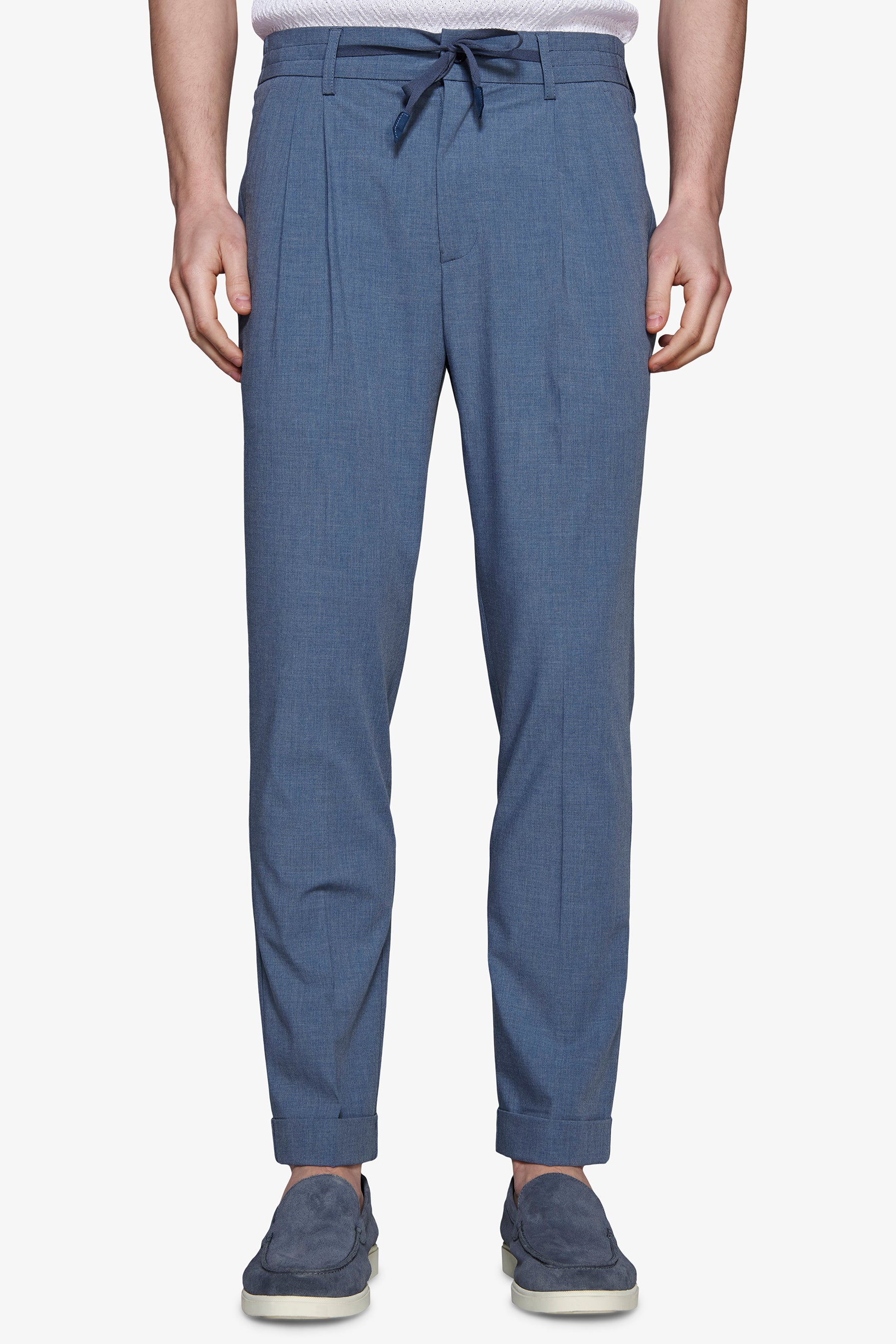 Pantalaccio tela melange avion