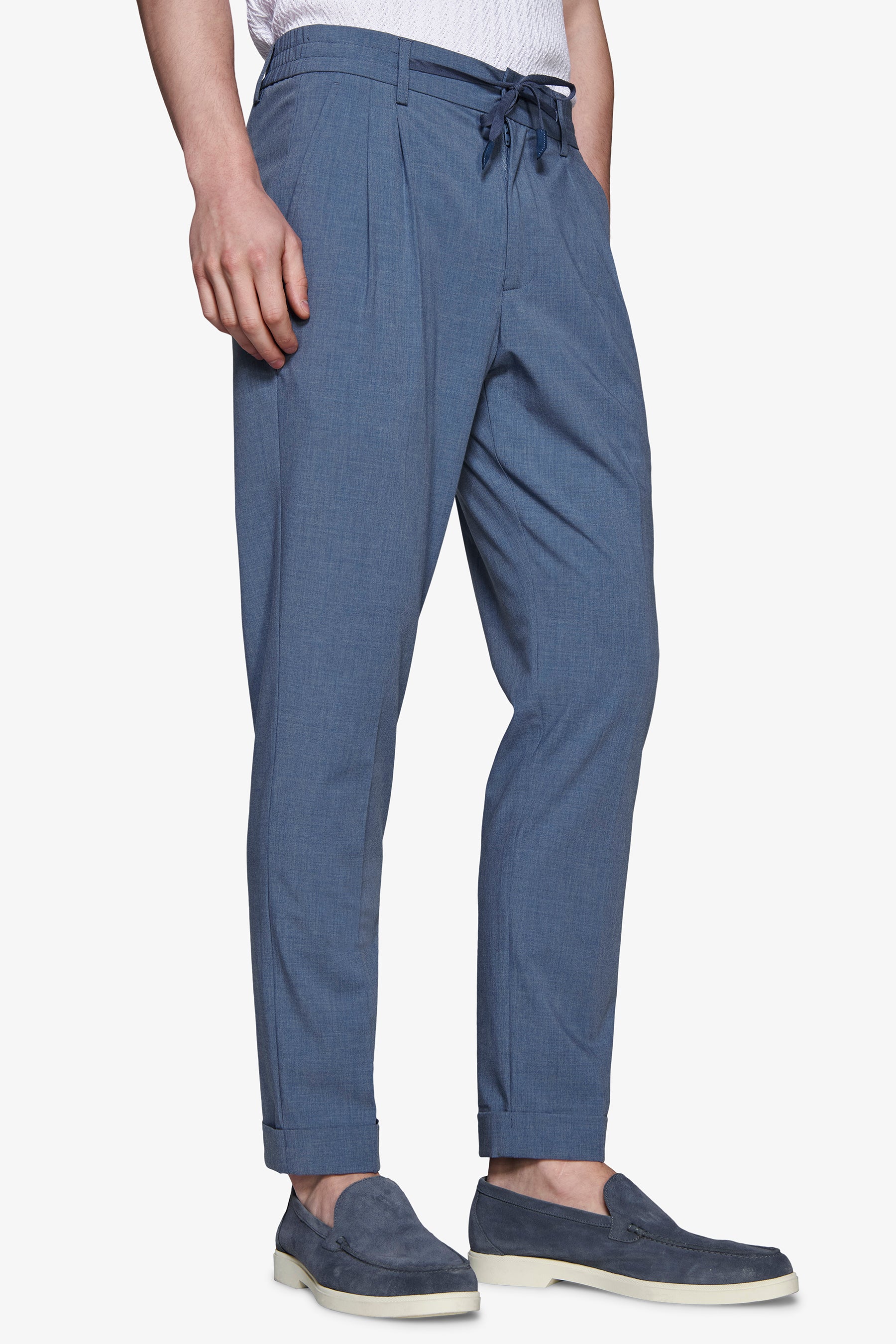 Pantalaccio tela melange avion