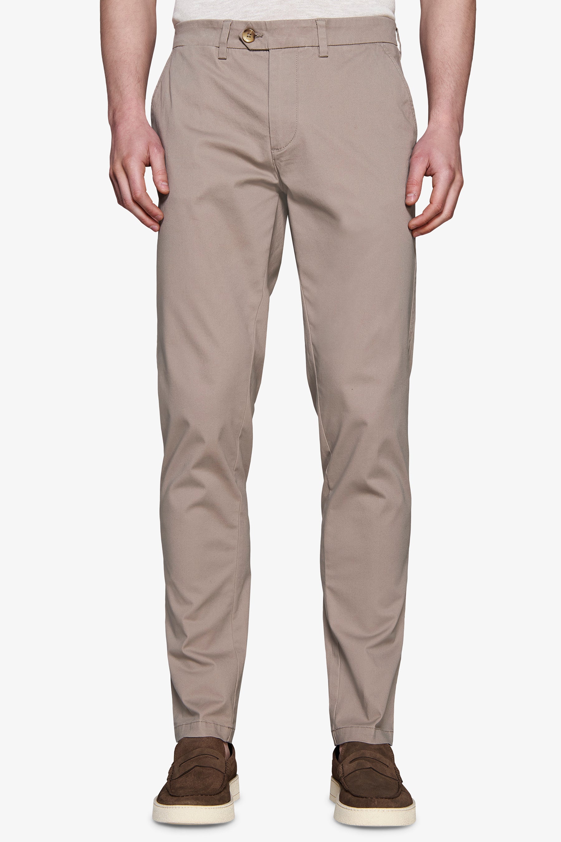Taupe chino pants