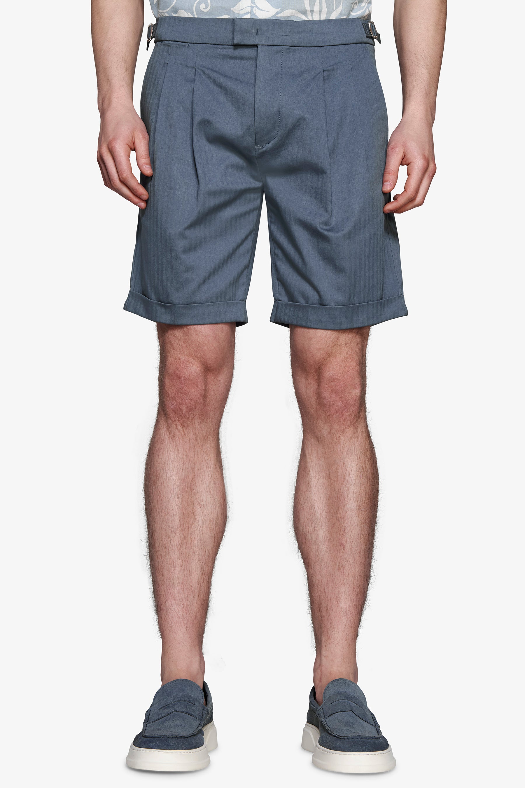 Avion Herringbone Bermuda shorts