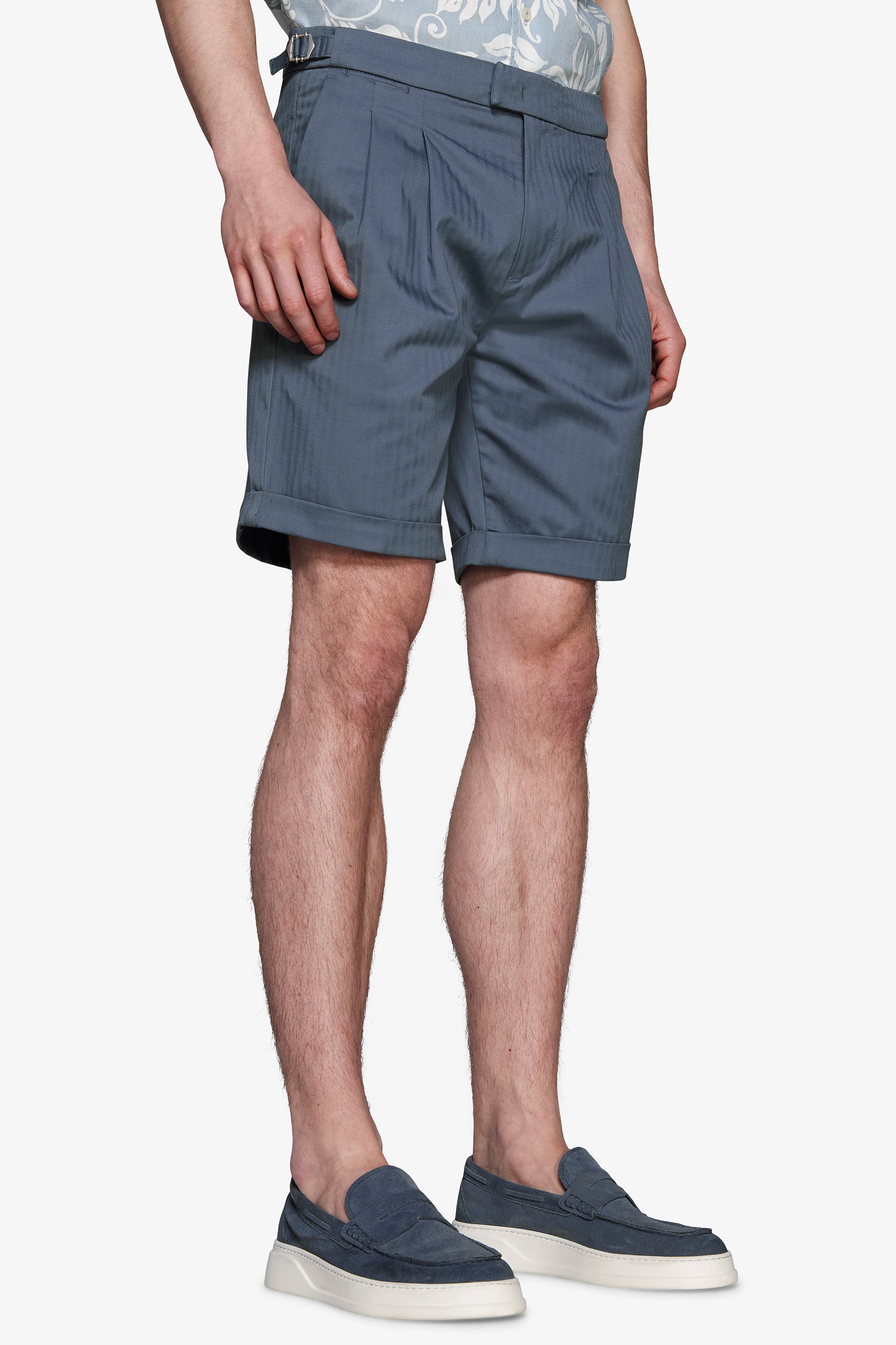 Avion Herringbone Bermuda shorts