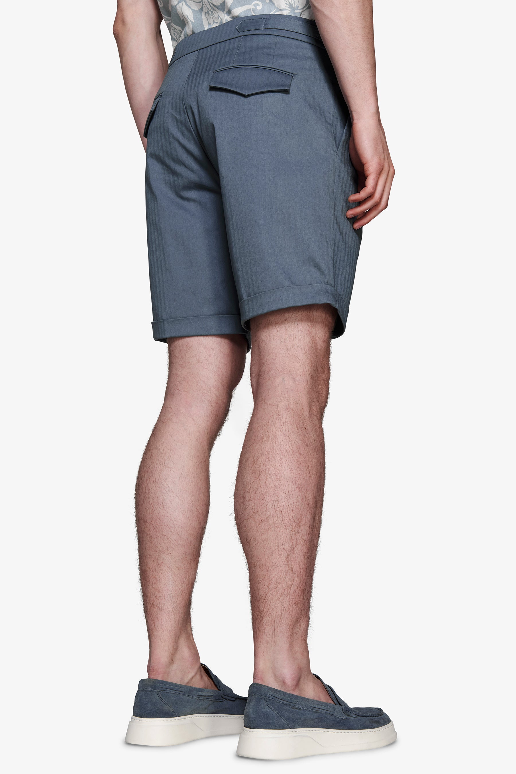 Avion Herringbone Bermuda shorts