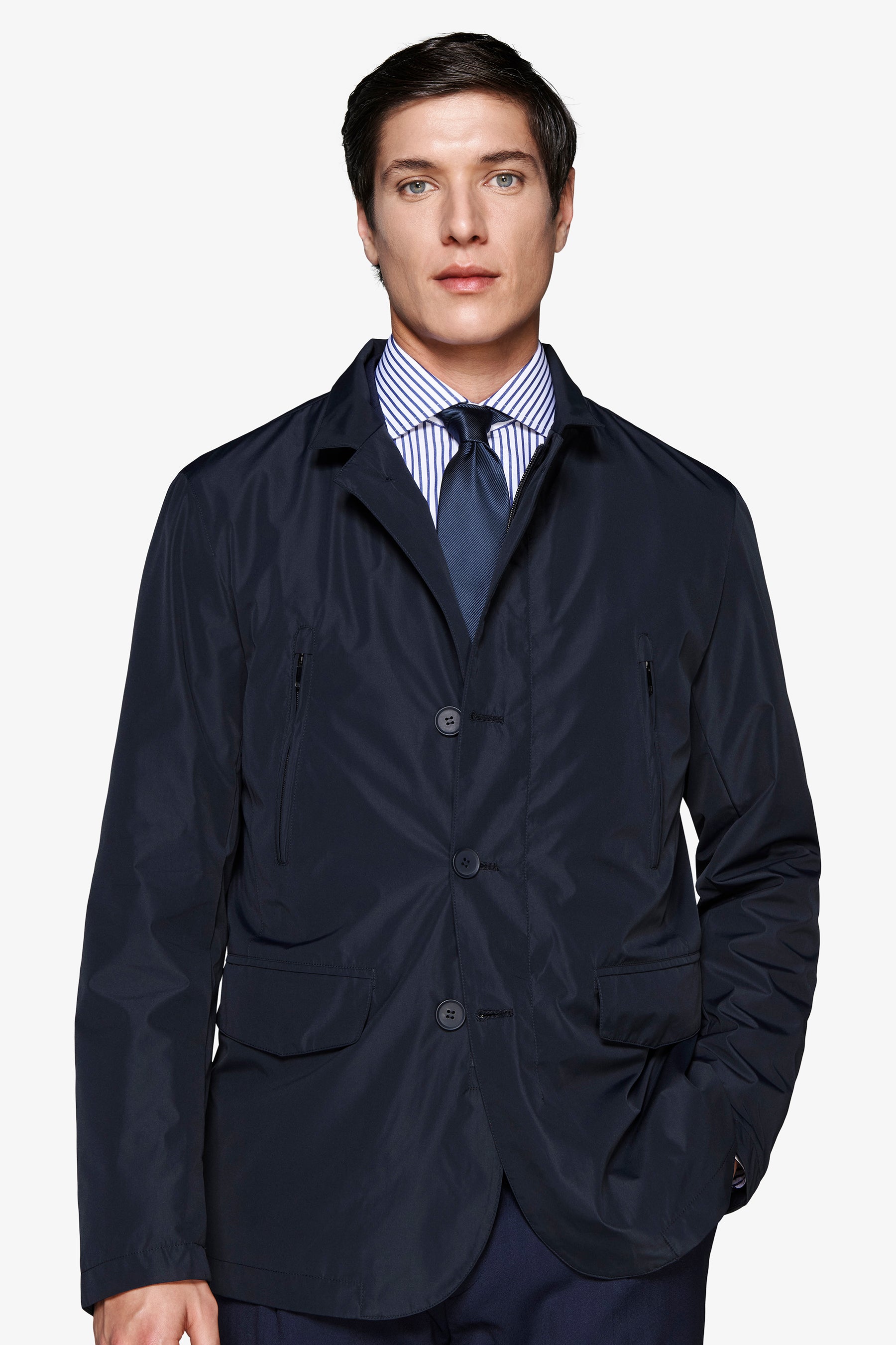 Bomber technique bleu