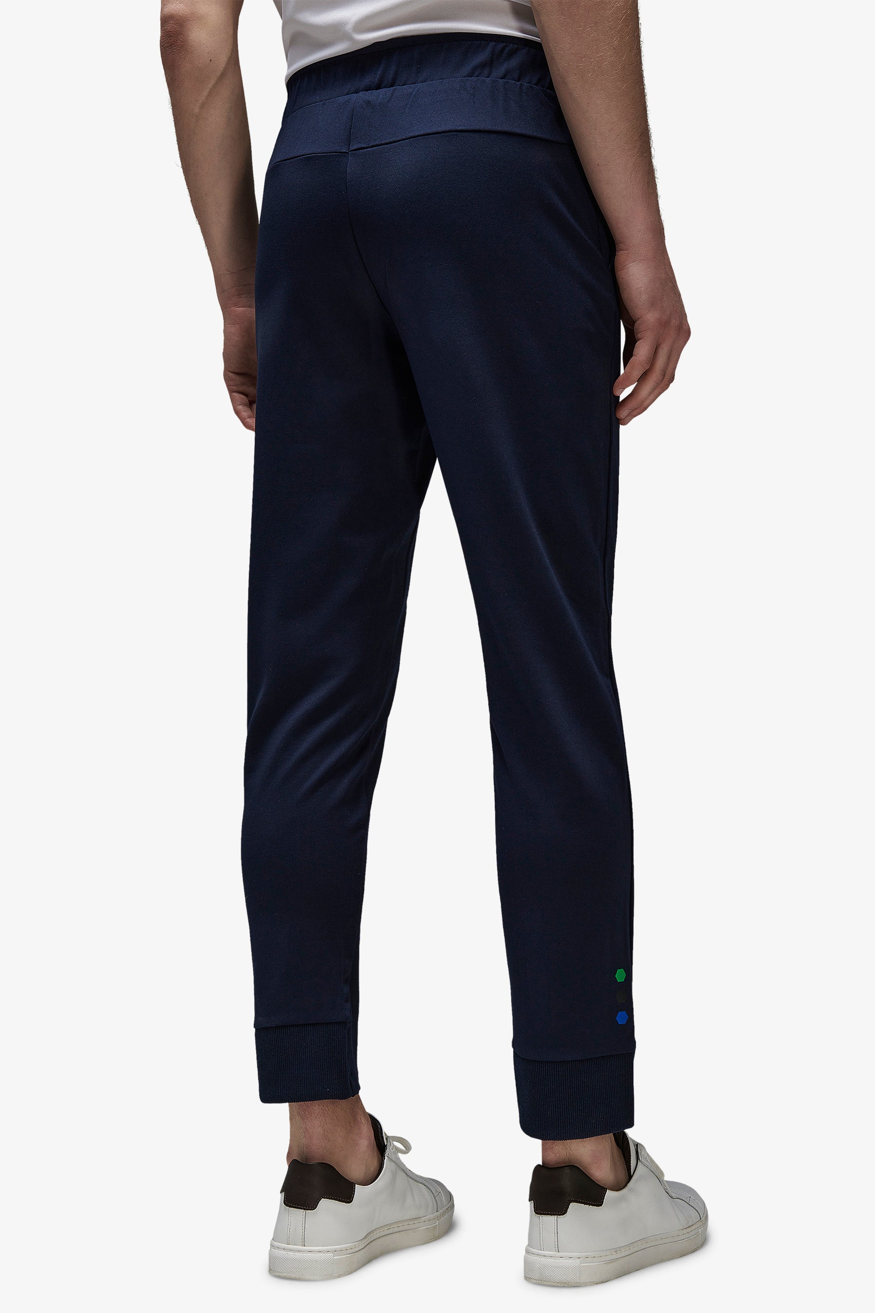 DNJ blue soft technical trousers