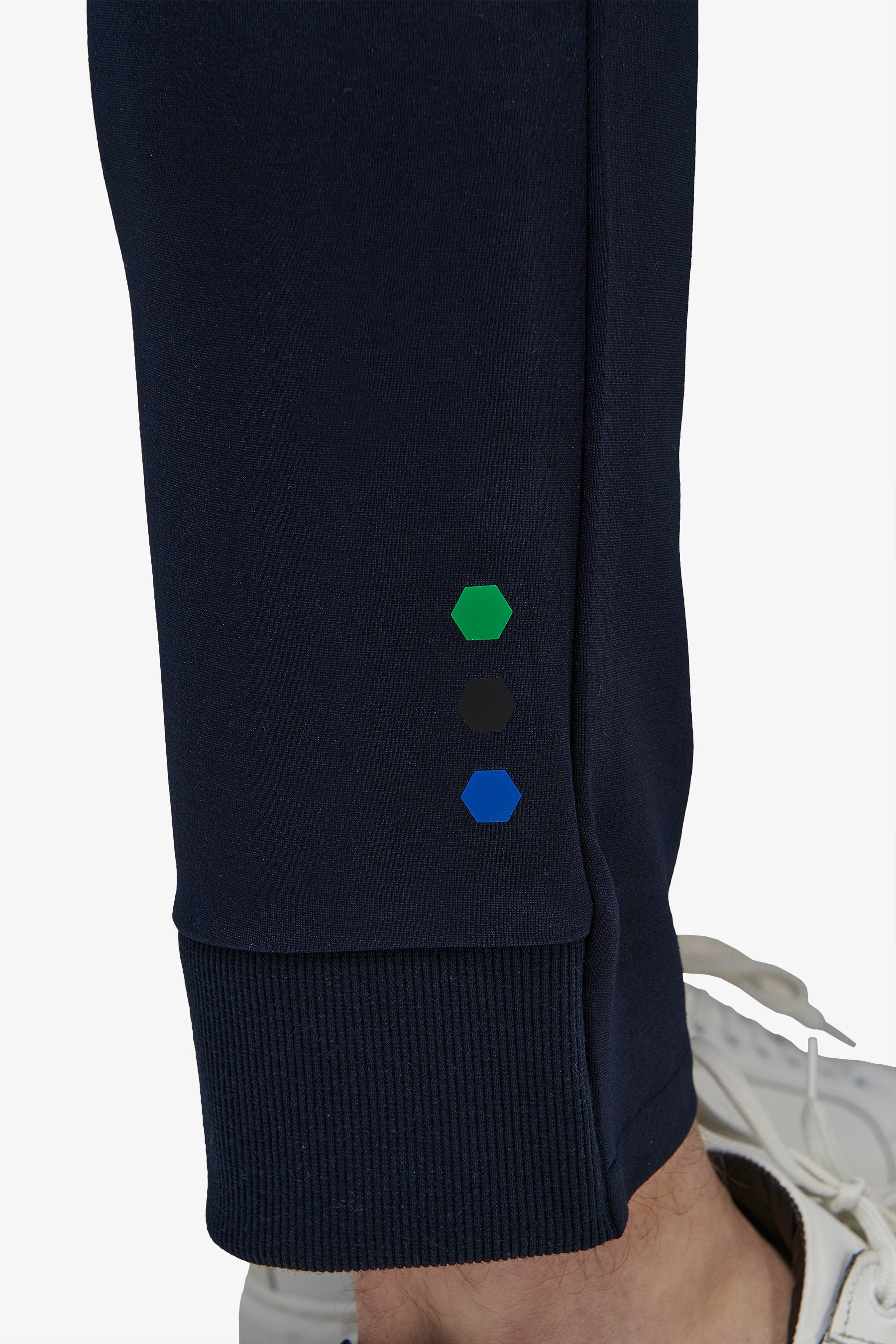 DNJ blue soft technical trousers