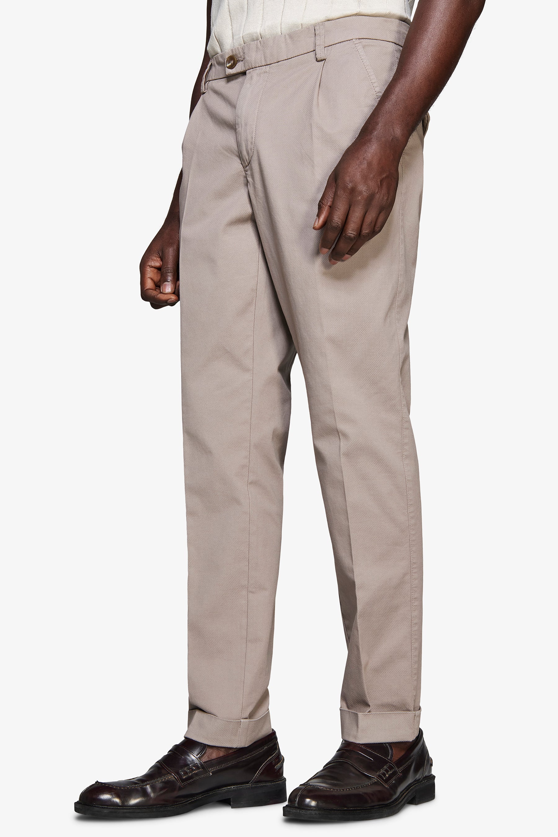 Hose verstärkt in Taupe