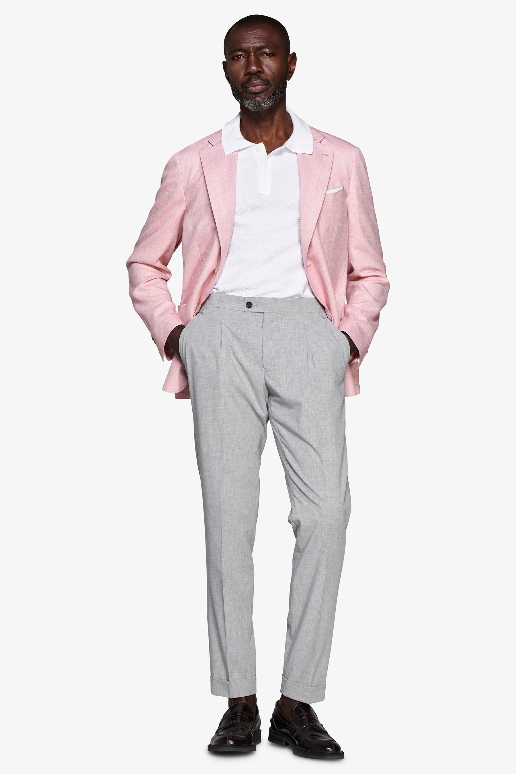 Giacca armaturata rosa