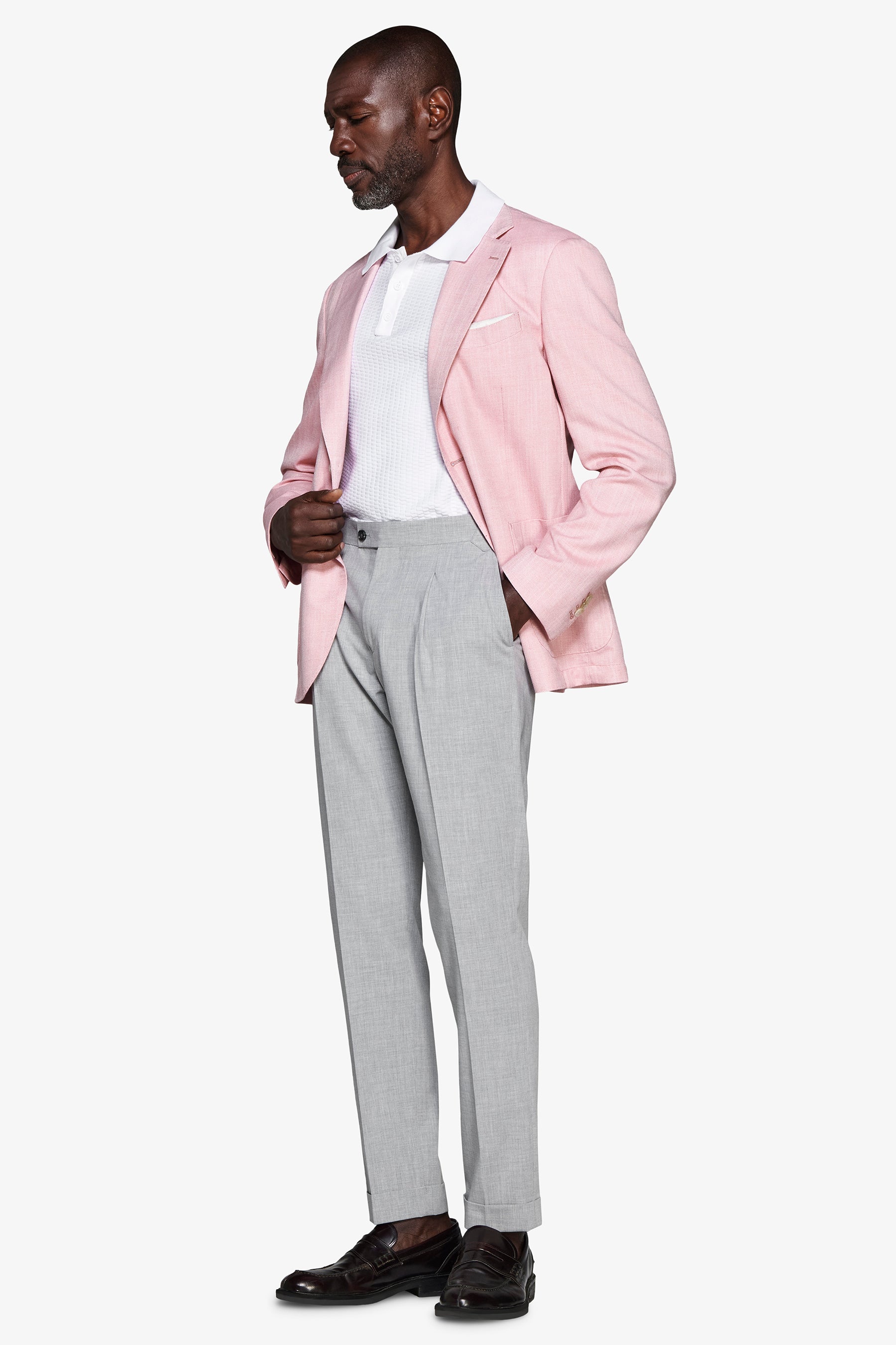 Giacca armaturata rosa