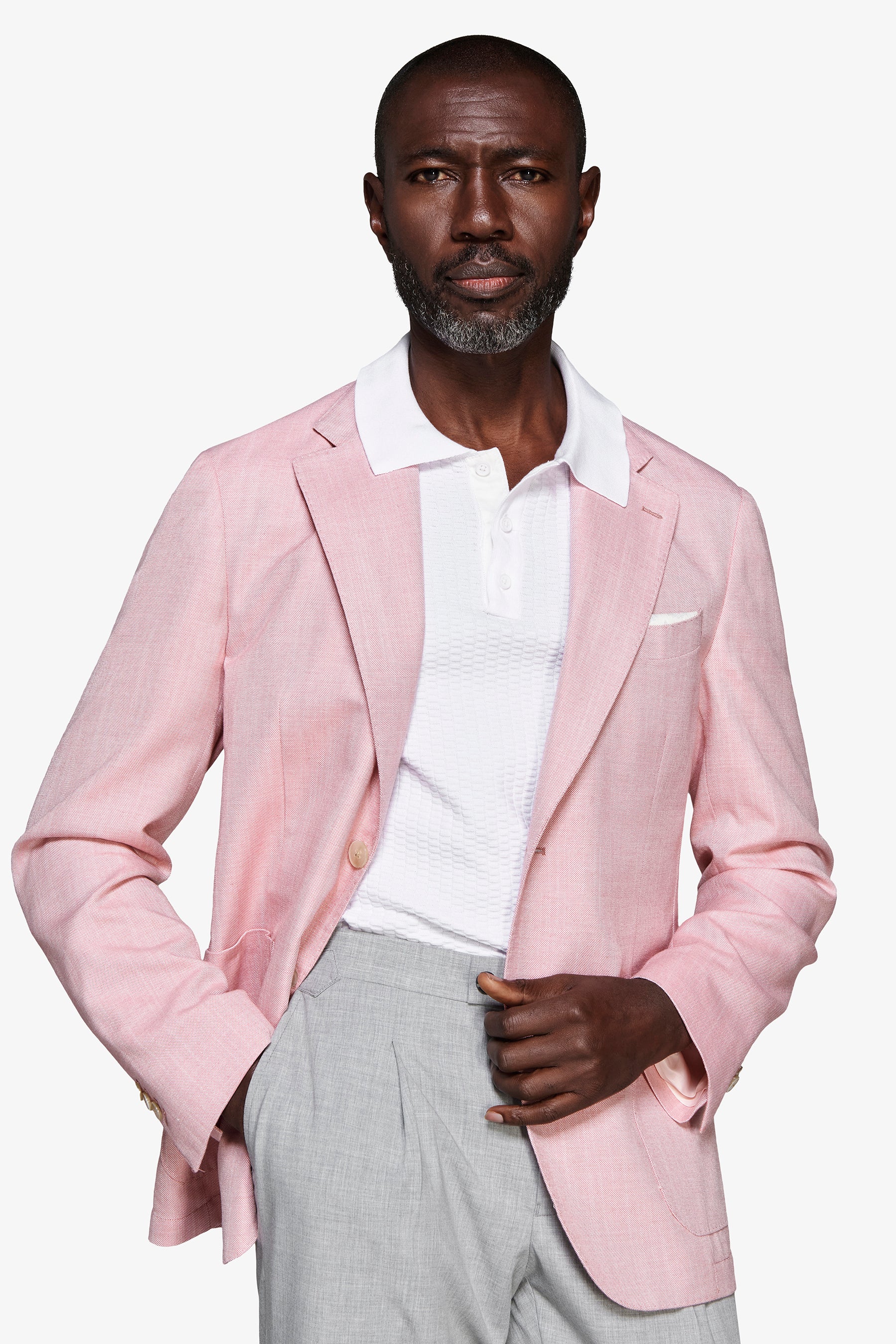 Giacca armaturata rosa