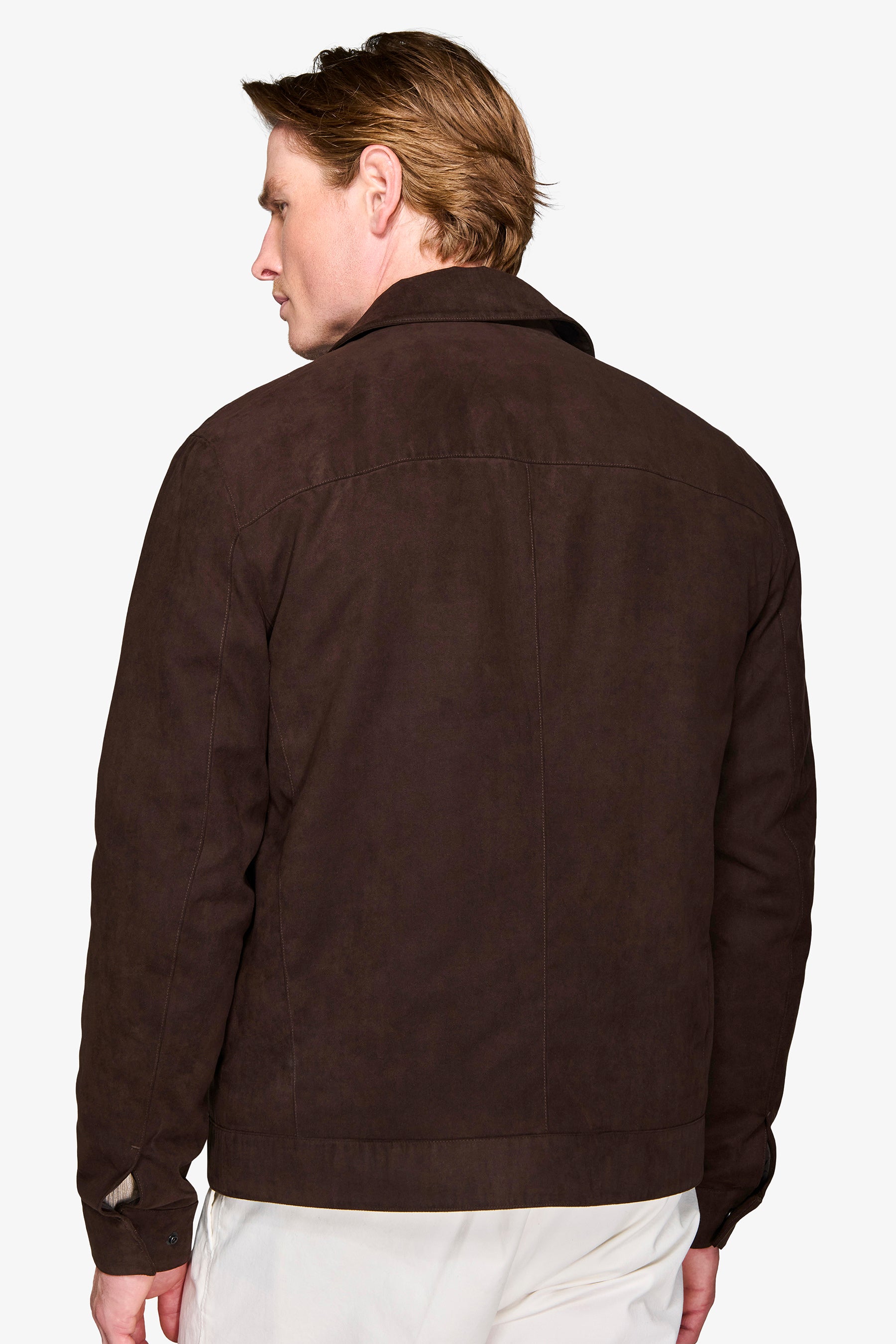 Giubbotto collo camicia moro-Dan John