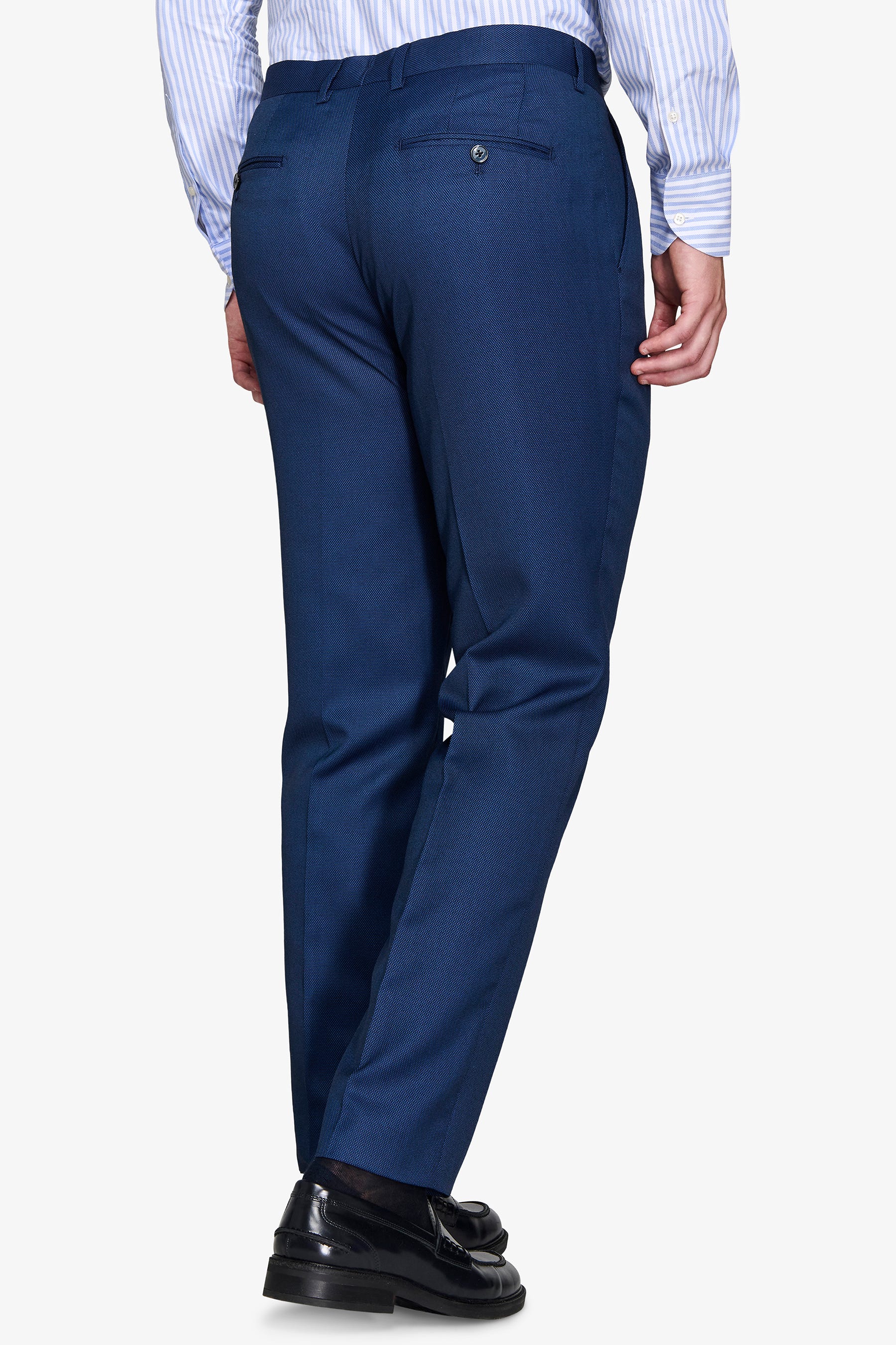 Pantaloni da abito occhio di pernice royal-Dan John