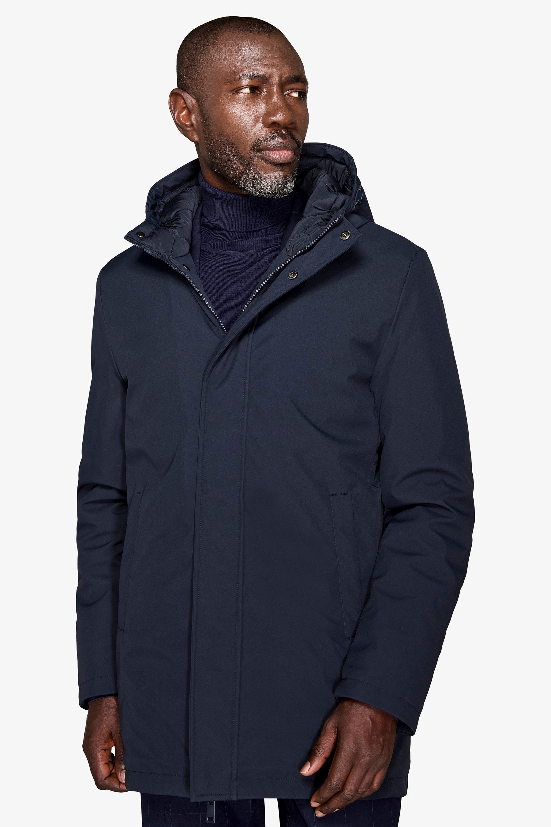 Giubbotto caban blu-Dan John