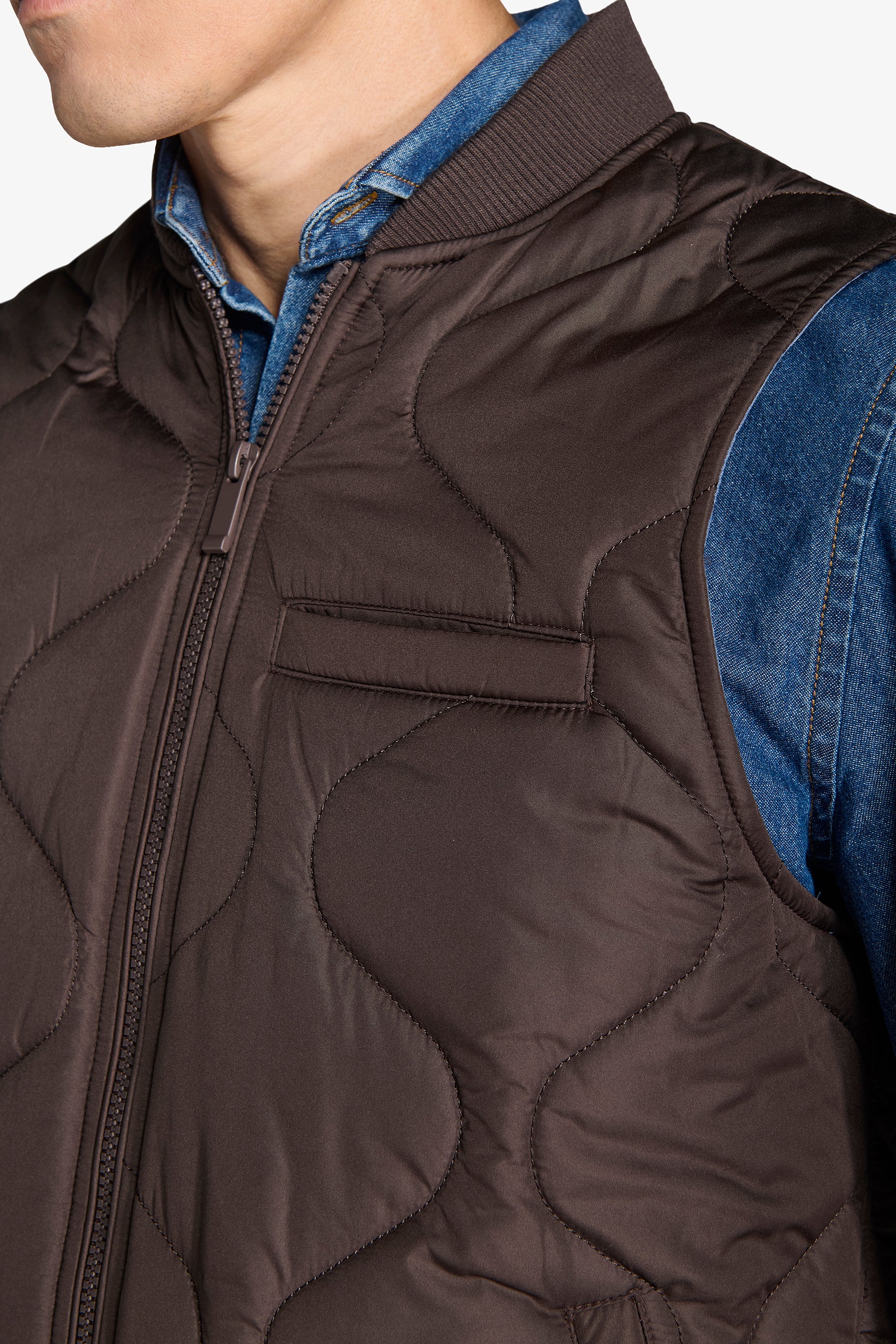 Gilet trapuntato moro-Dan John