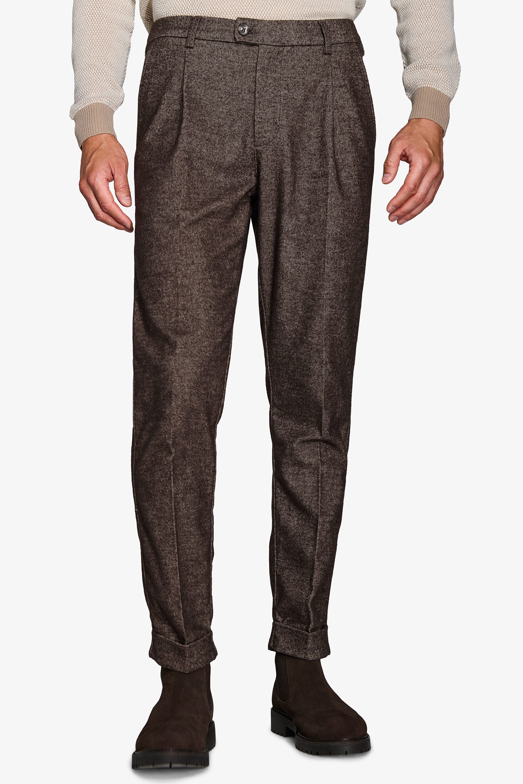 Pantaloni occhio di pernice moro-Dan John