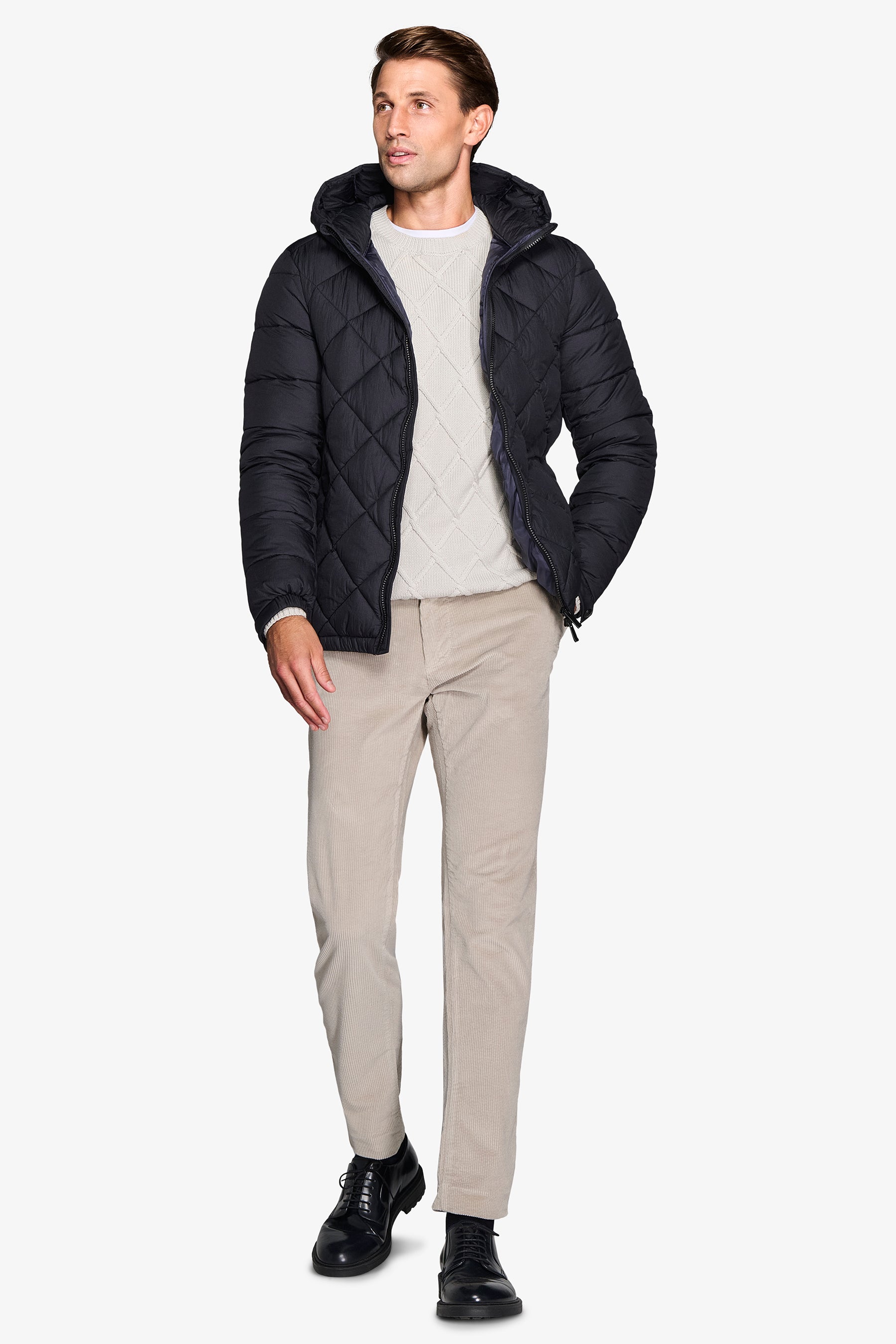 Piumino trapuntato blu "Ready"-Dan John