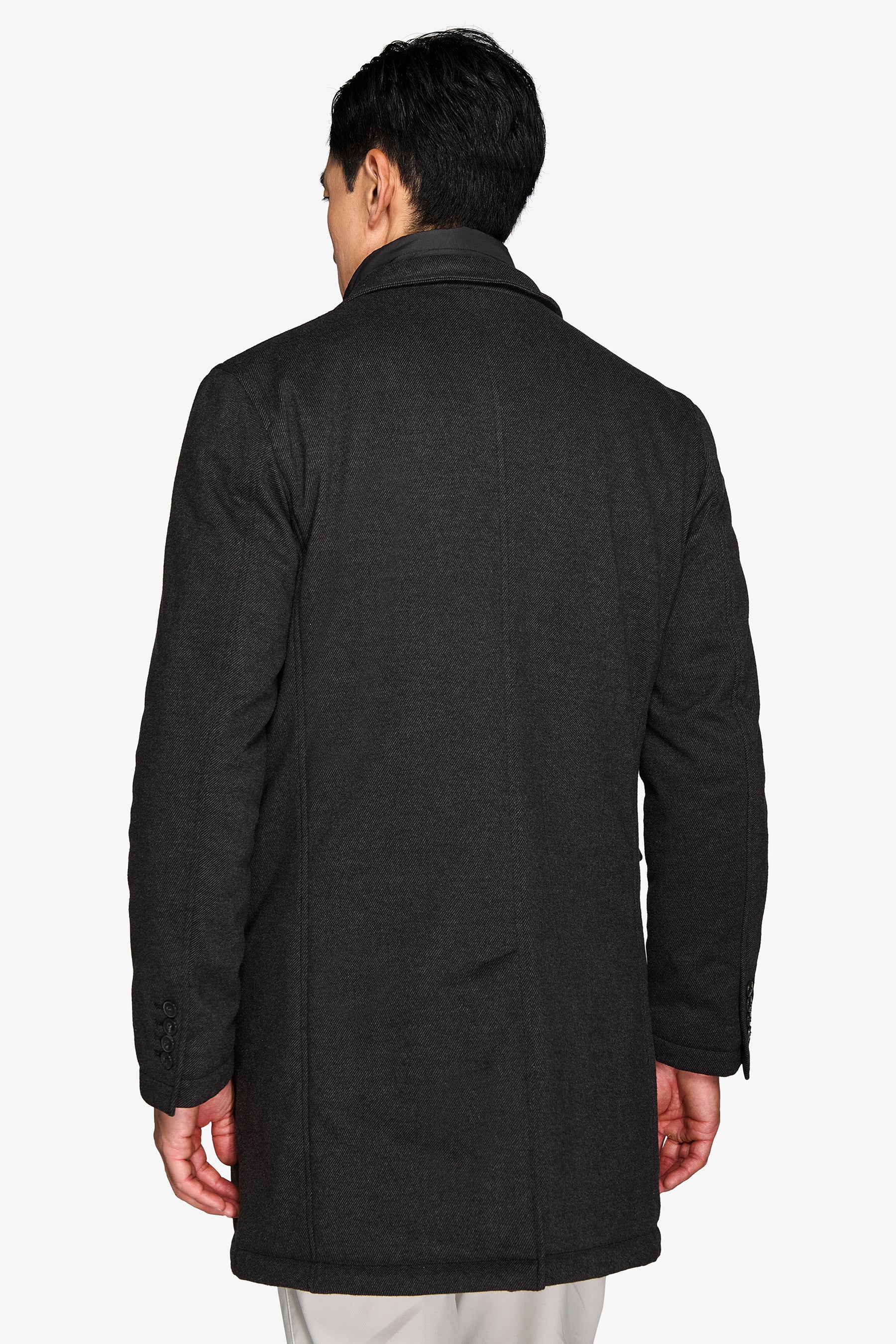 Cappotto trapuntato antracite-Dan John