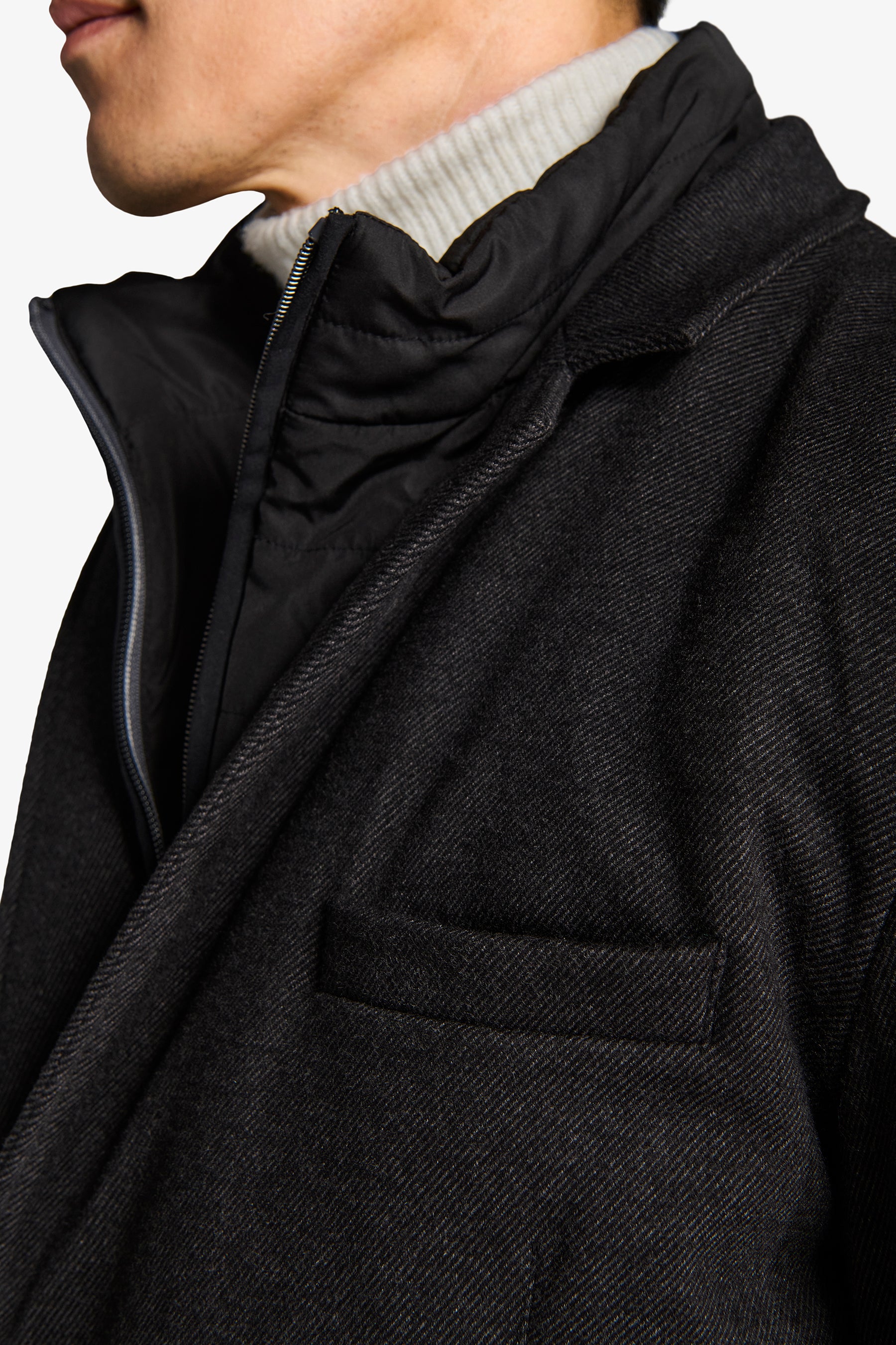 Cappotto trapuntato antracite-Dan John