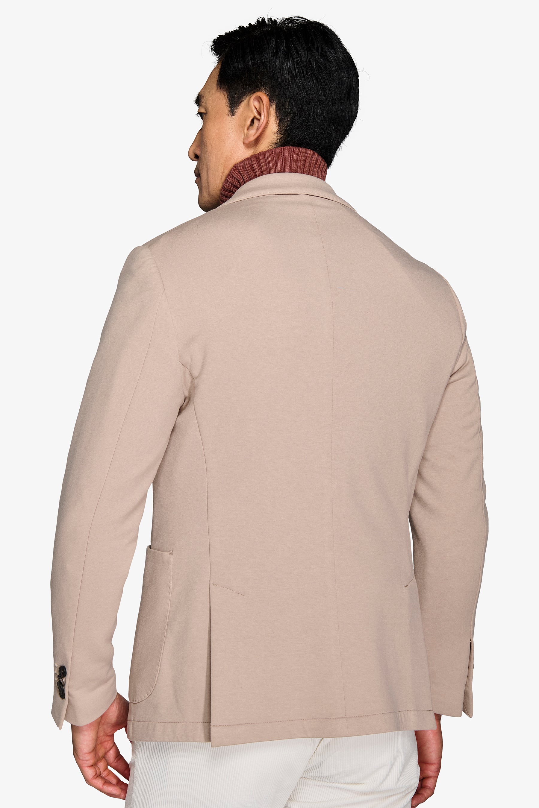 Giacca jersey stretch beige-Dan John