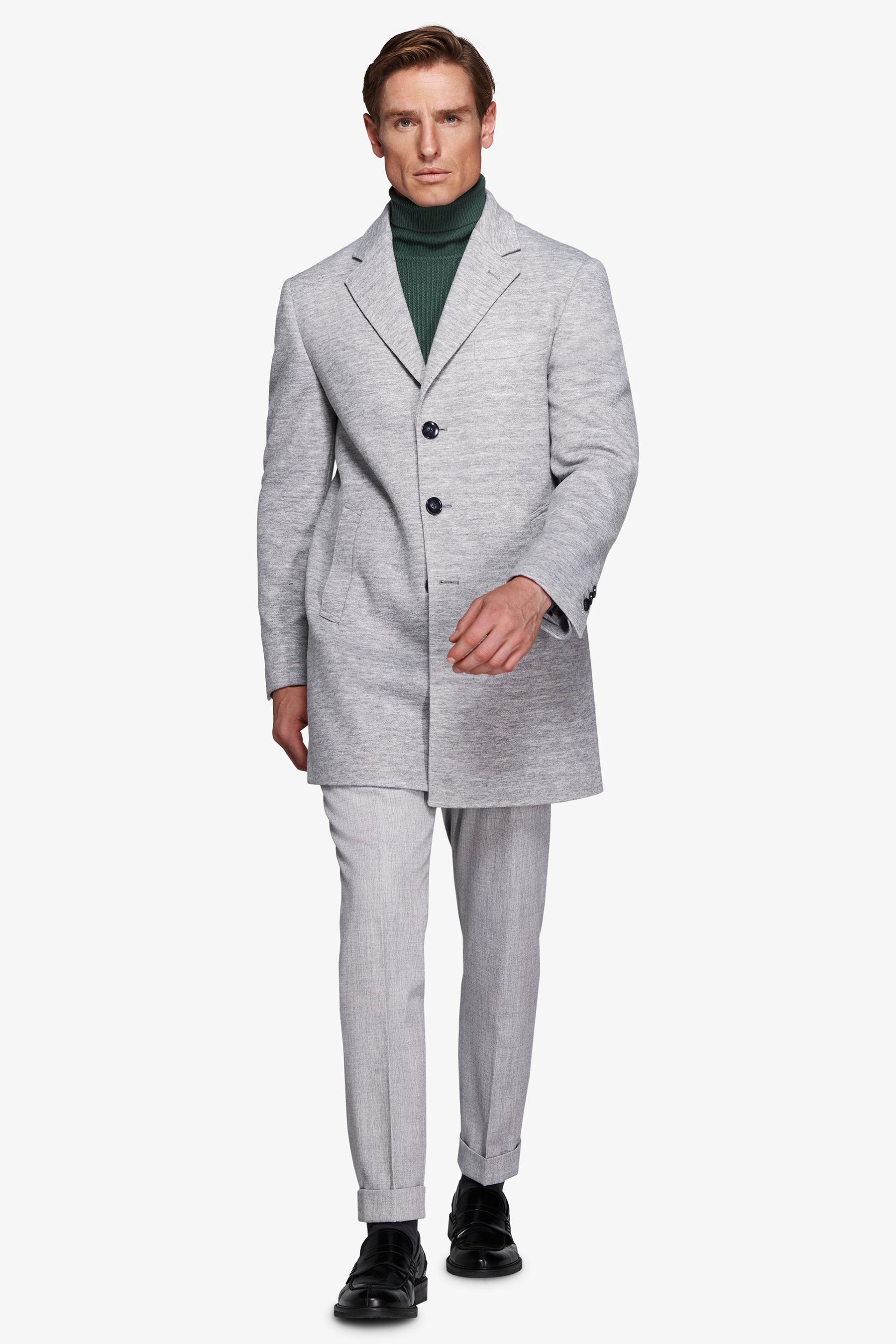 Cappotto baronetto grigio chiaro-Dan John