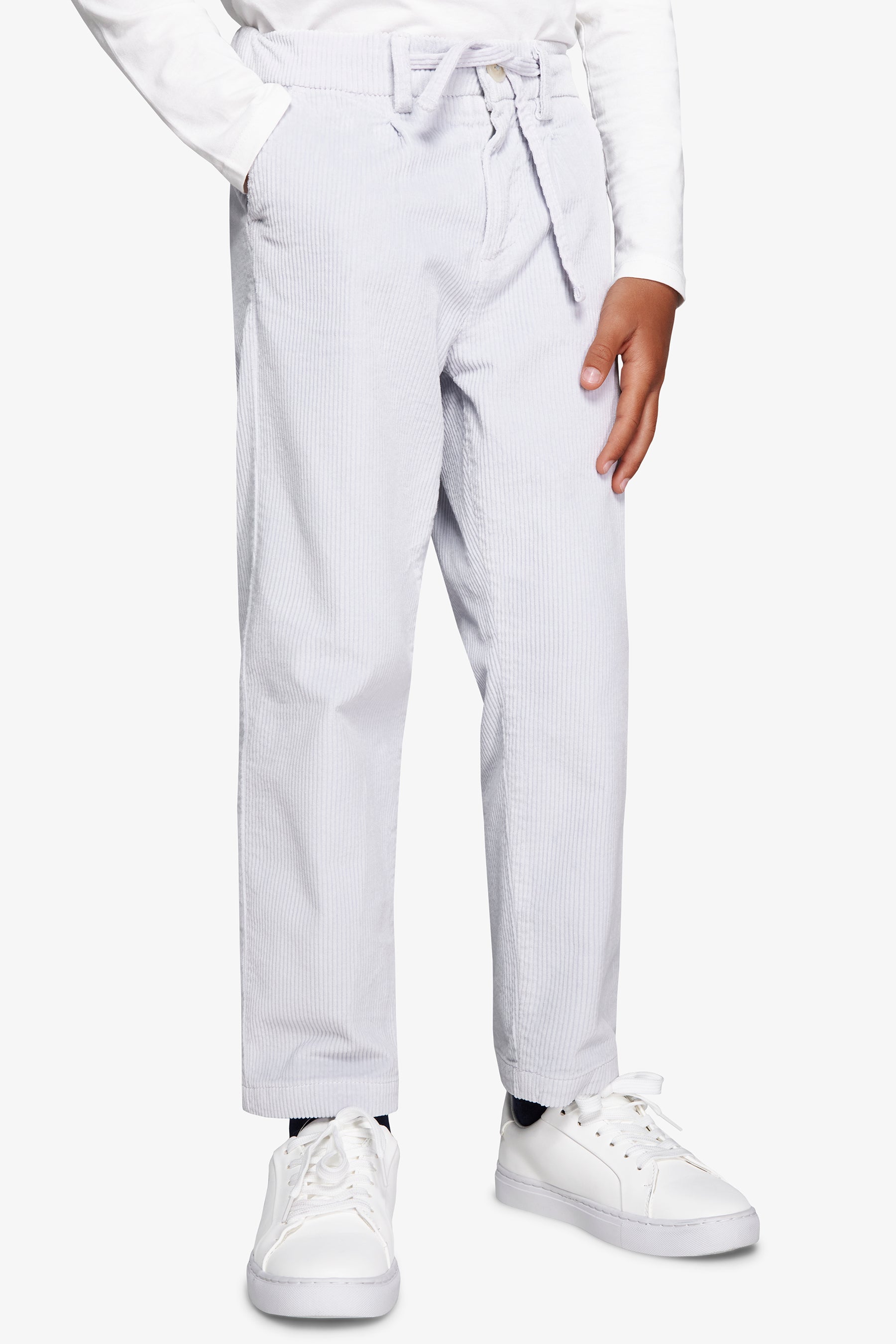 KIDS Light blue corduroy trousers