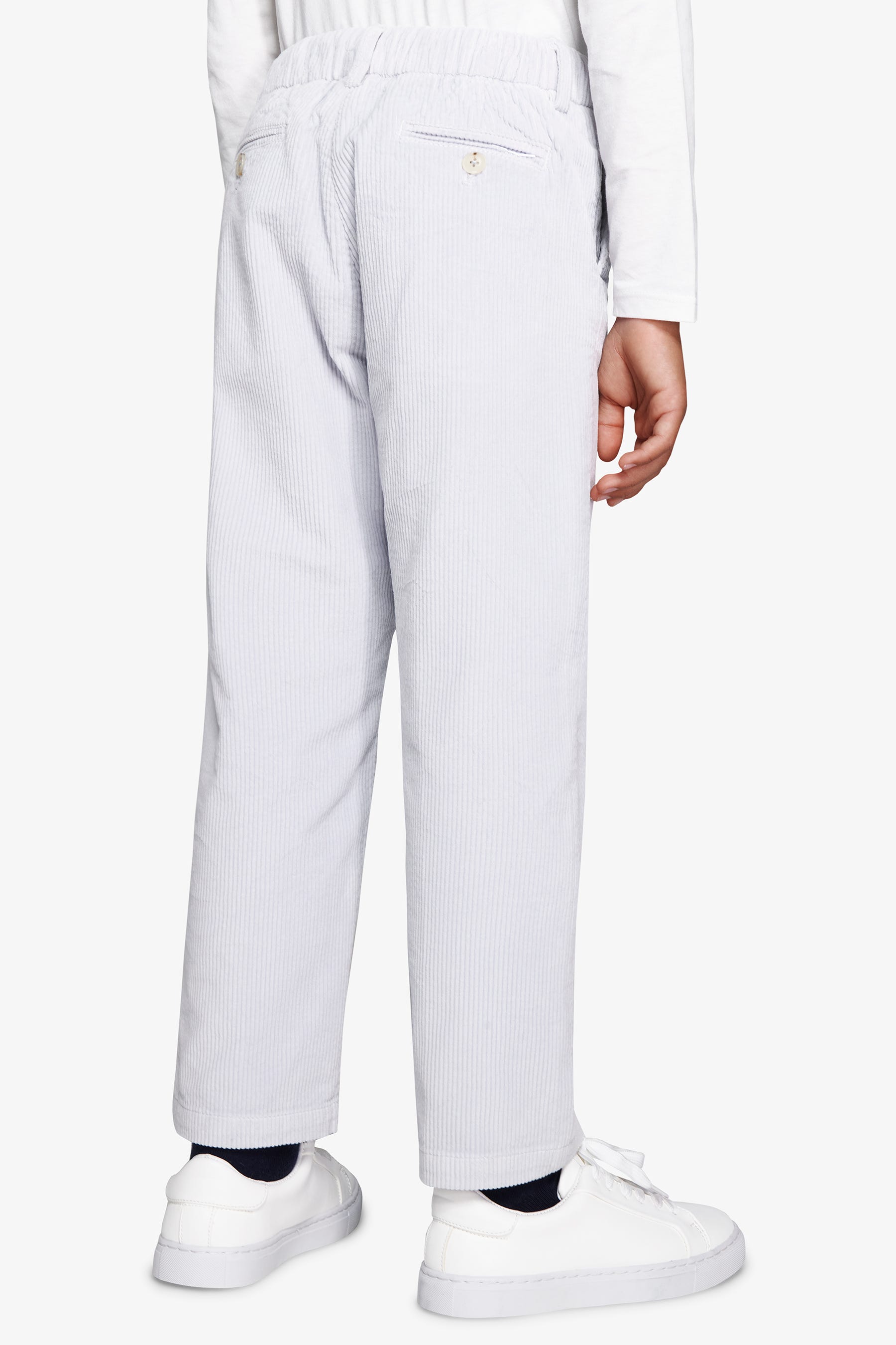 Pantaloni velluto celeste Kids-Dan John