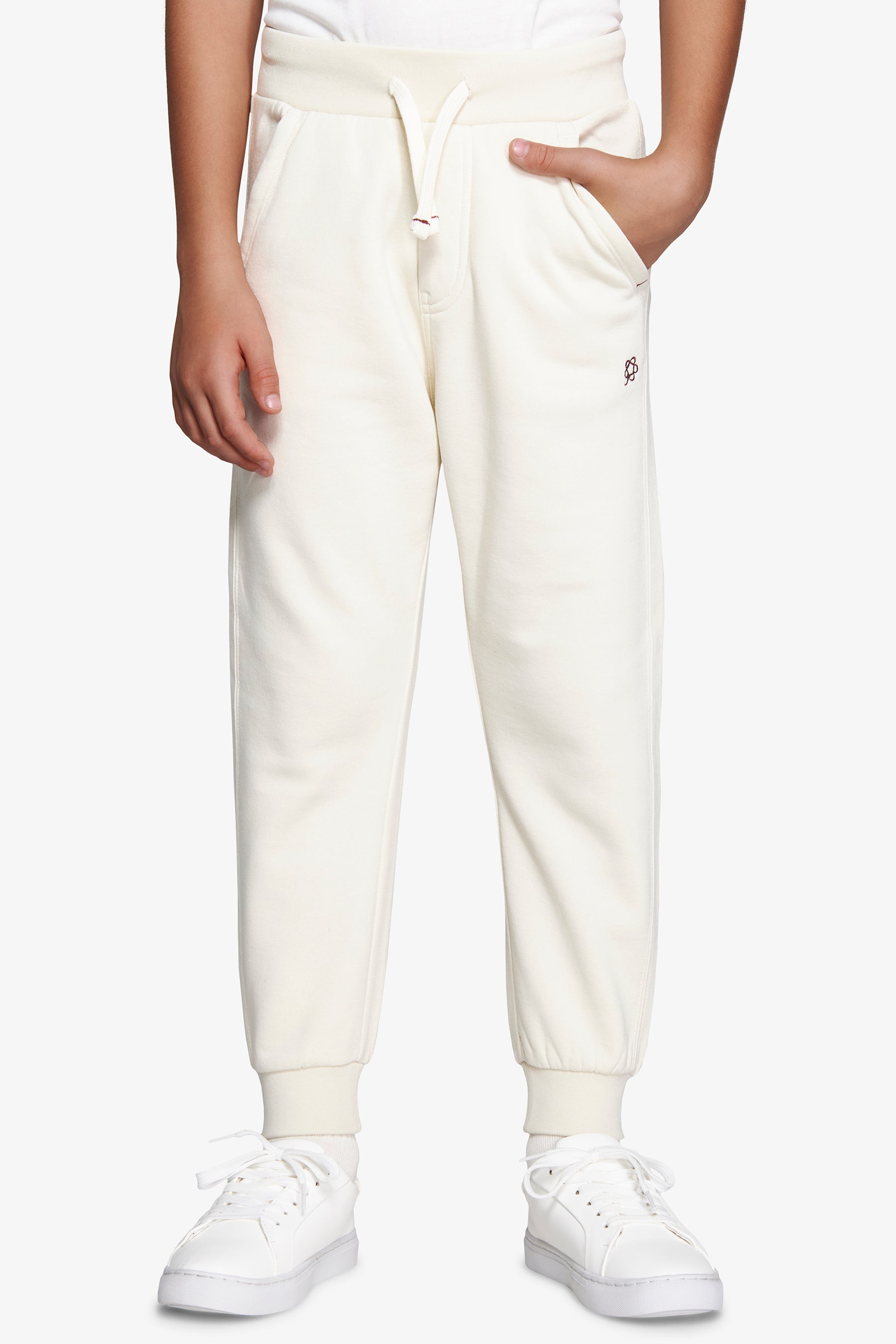 KIDS Cream basic sweatpants