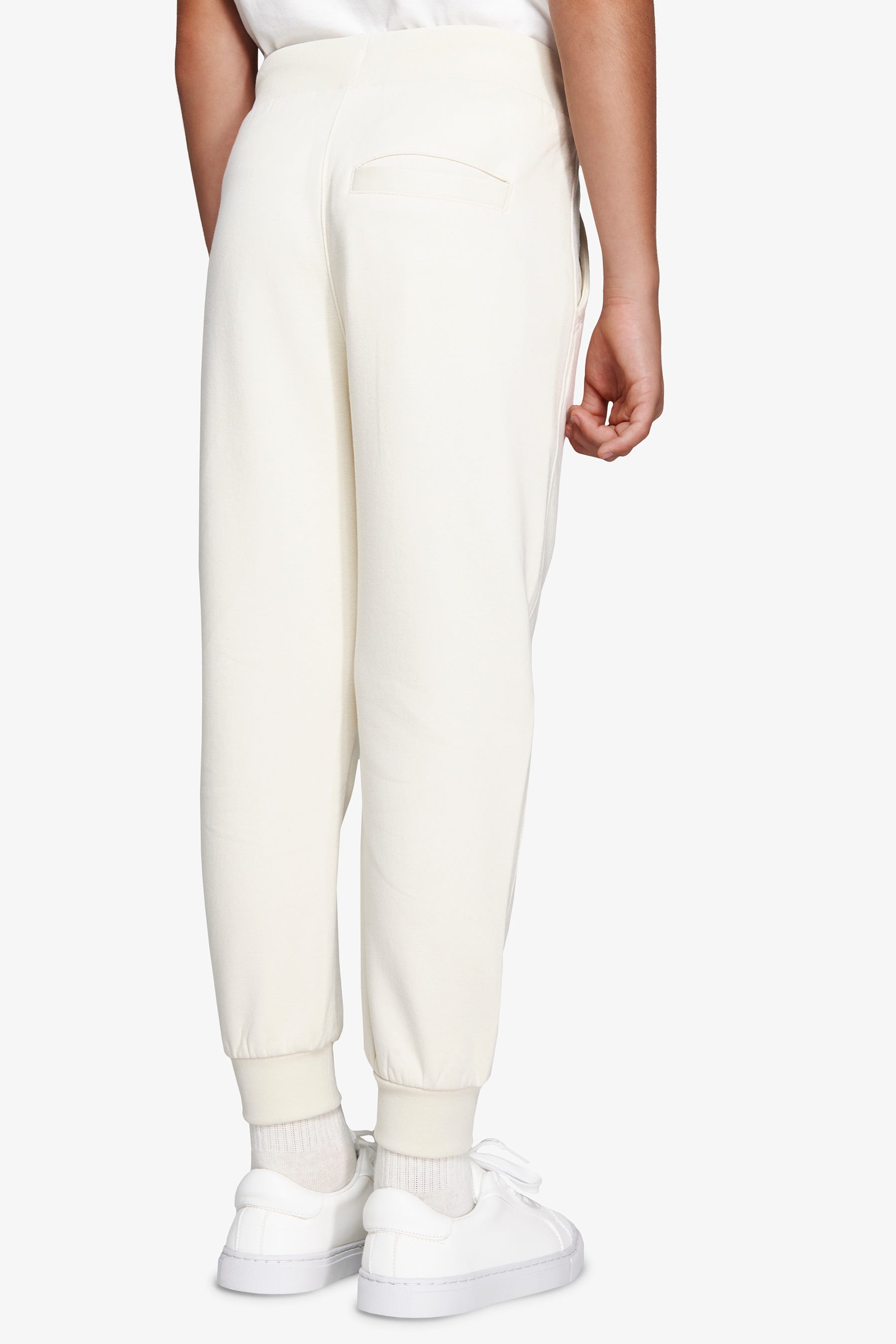 Pantaloni felpa basic panna Kids-Dan John
