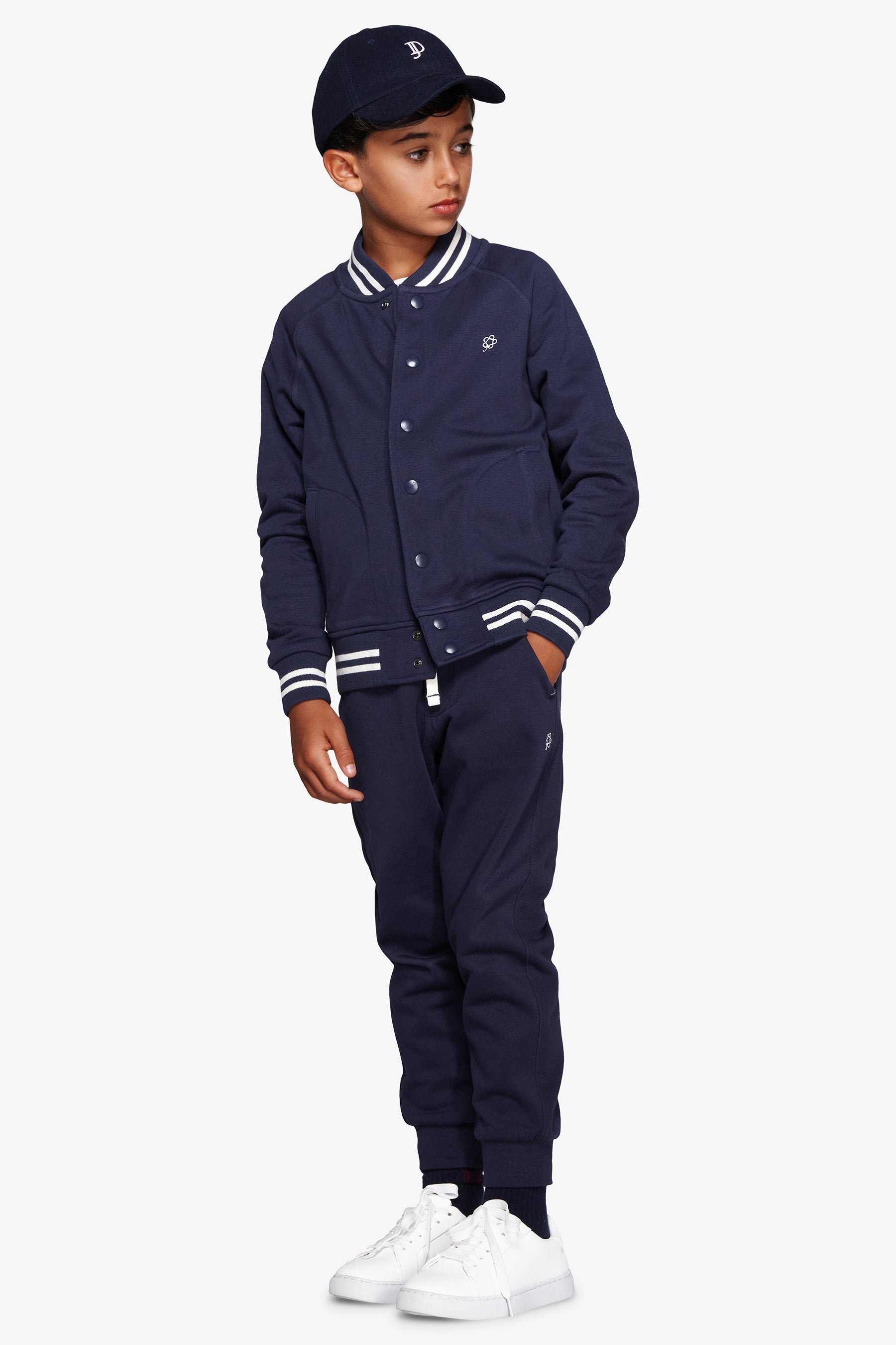 Bomber felpa blu Kids