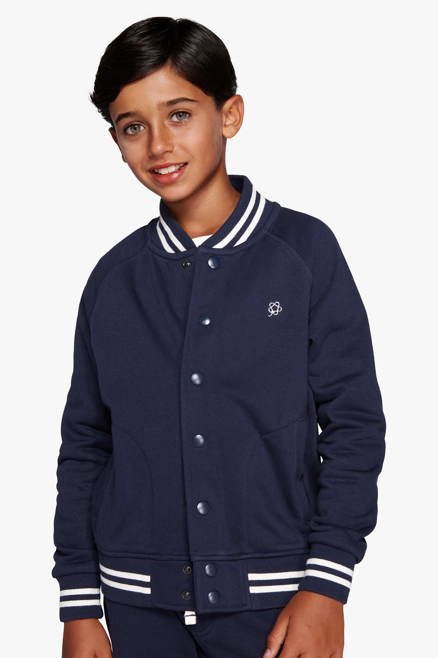 Bomber felpa blu Kids