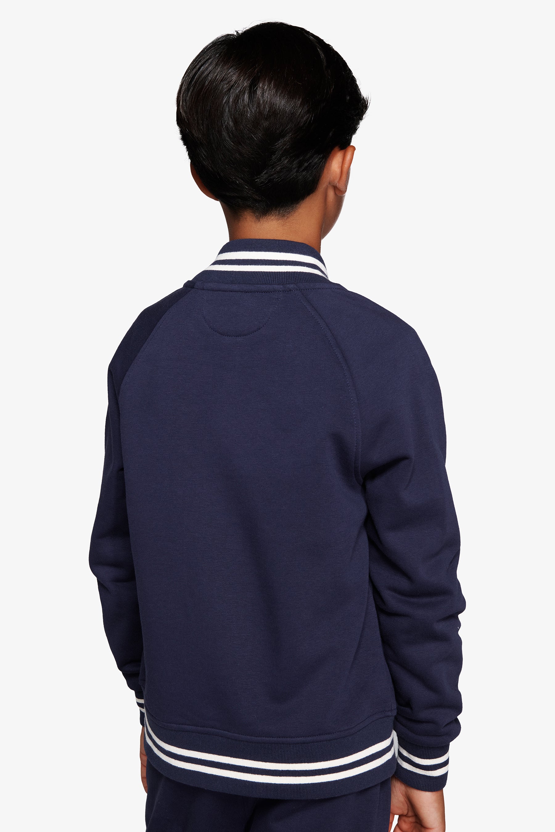 Bomber felpa blu Kids