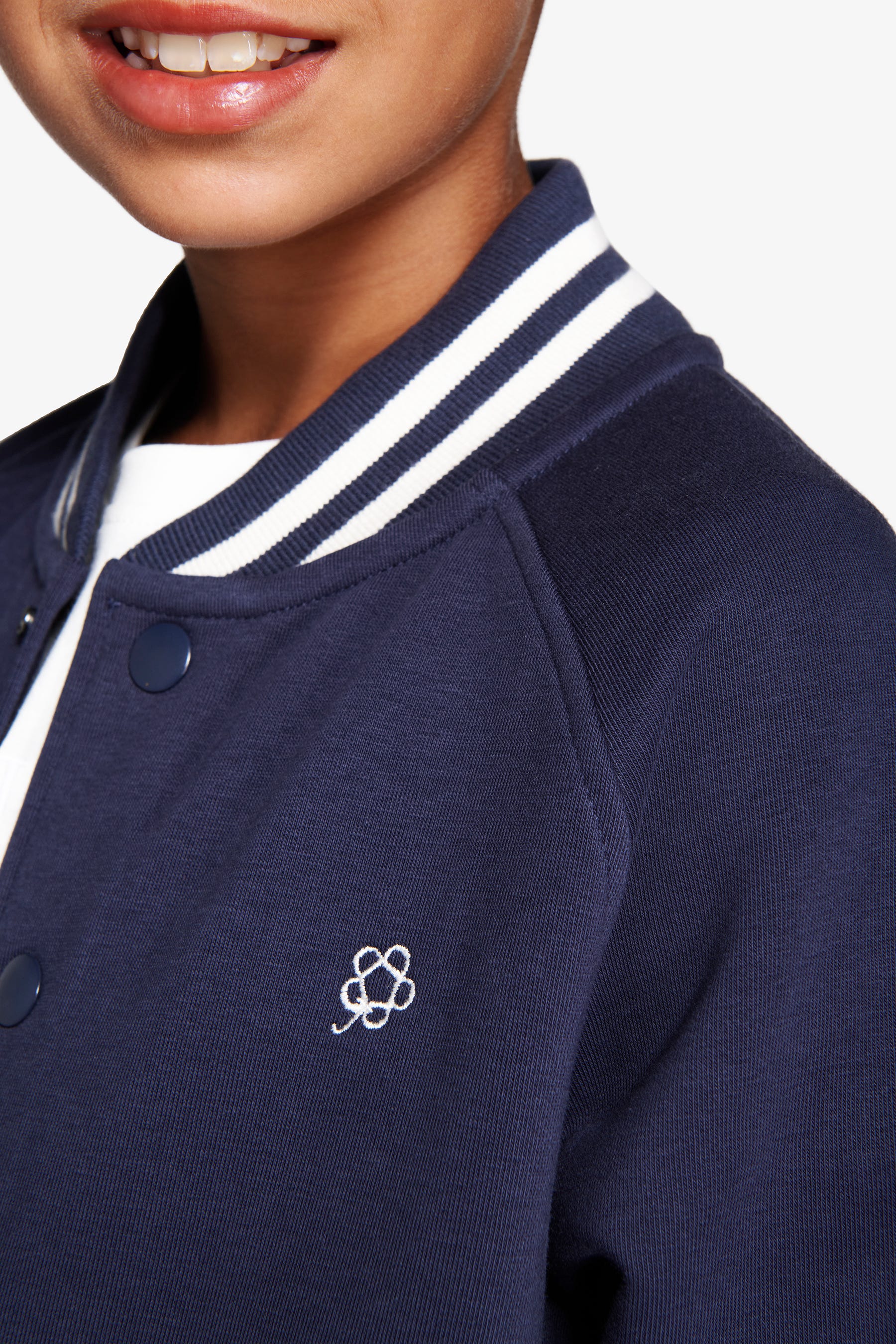 Bomber felpa blu Kids-Dan John