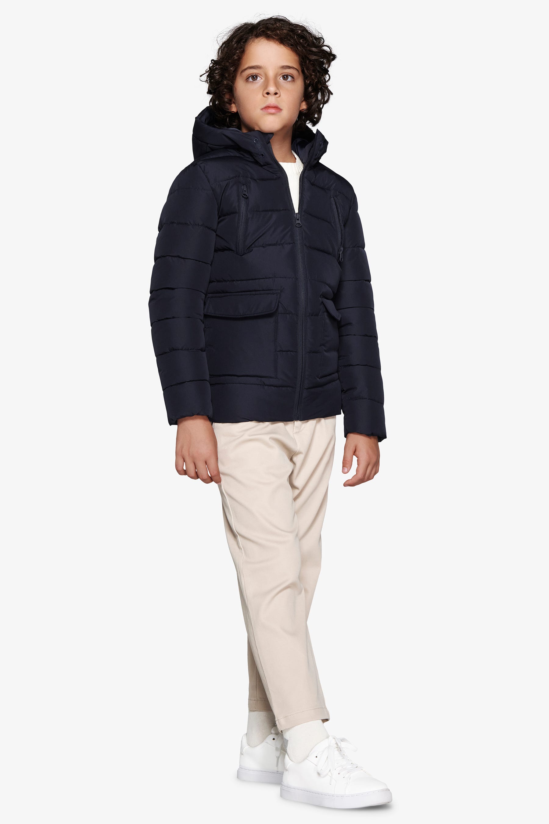 Parka imbottito blu Kids-Dan John