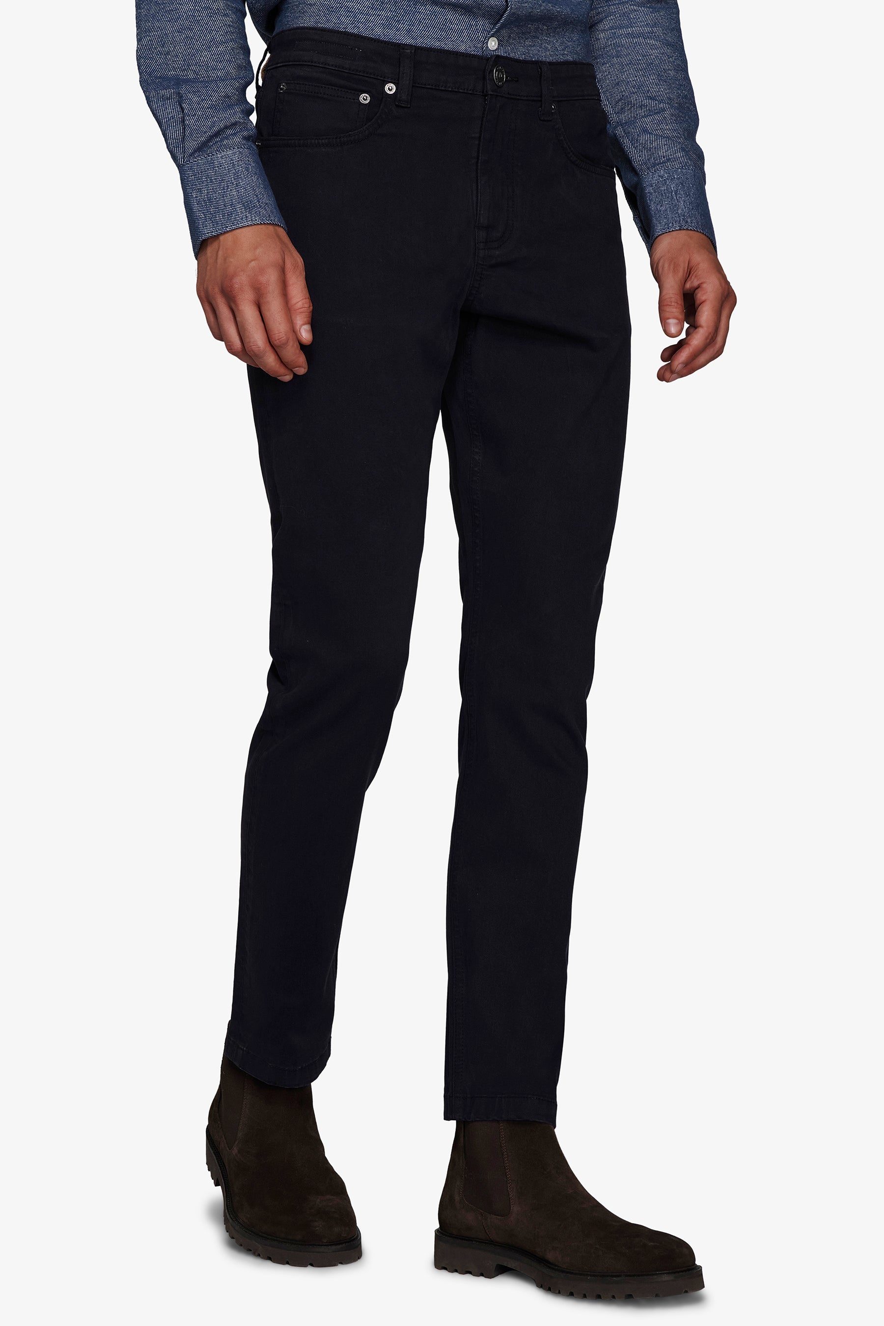 Pantaloni 5 tasche navy