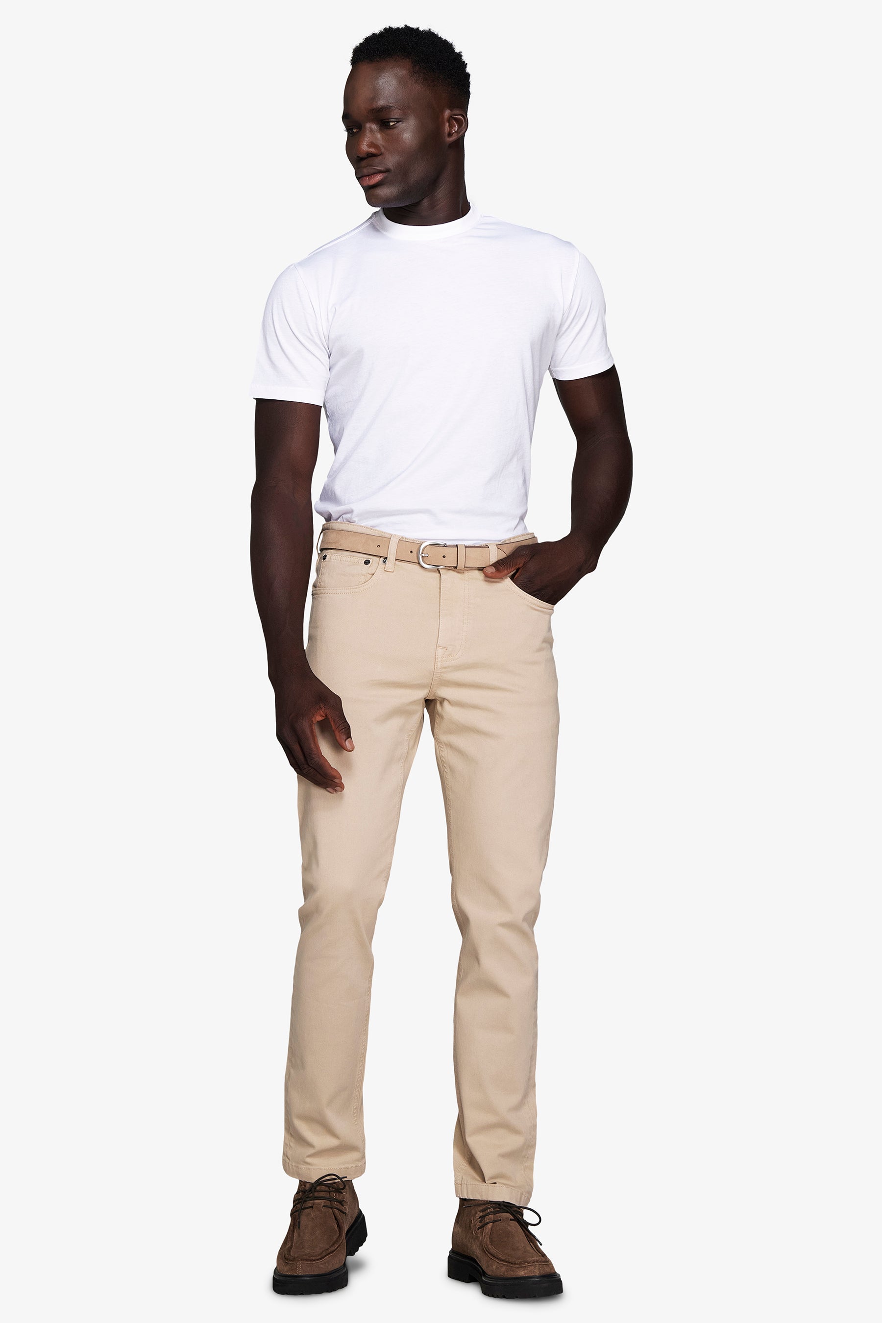 T-shirt en coton léger blanc