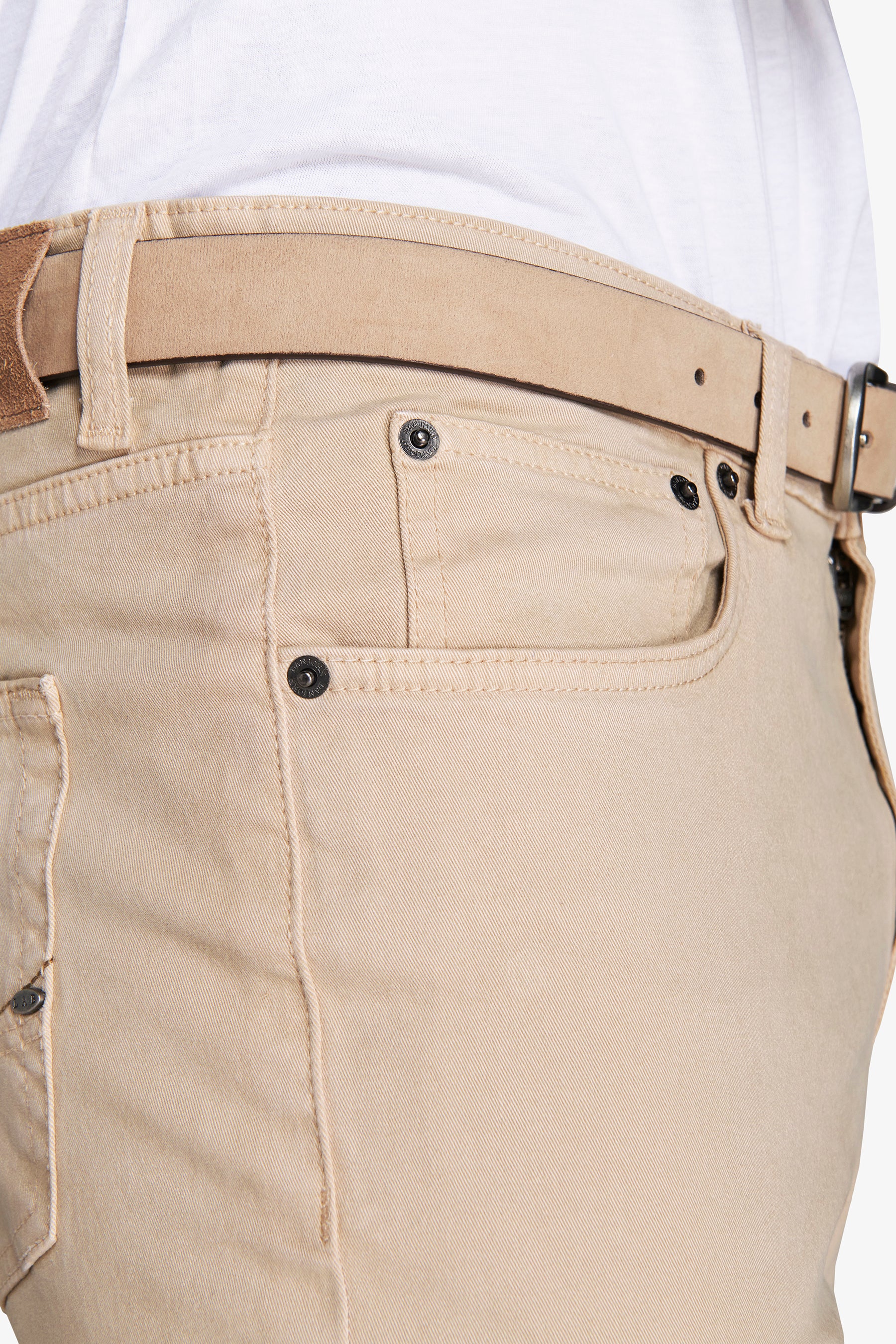 Pantaloni 5 tasche beige