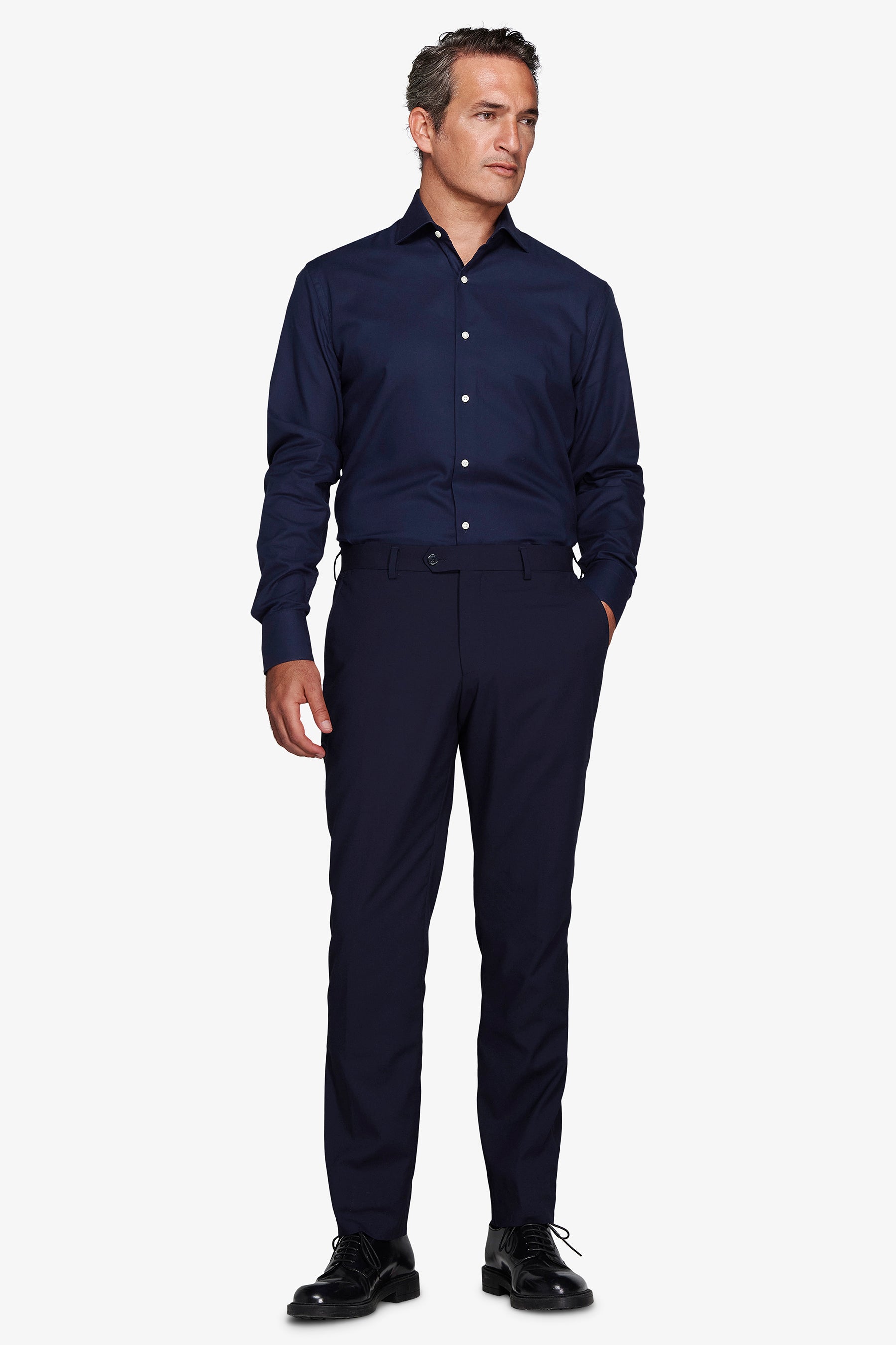 Chemise oxford coupe slim bleue