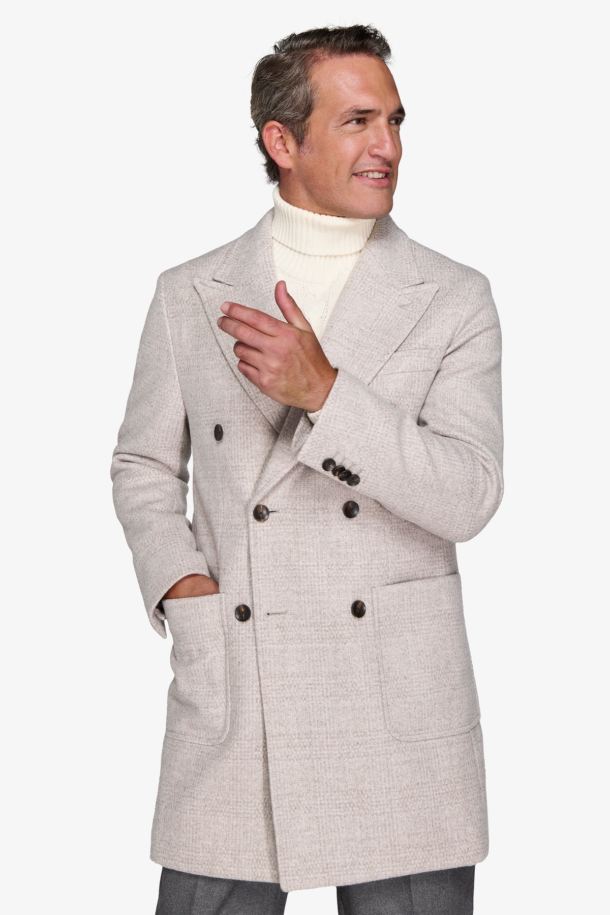 CAPPOTTO DOPPIO PETTO GALLES CORDA-Dan John