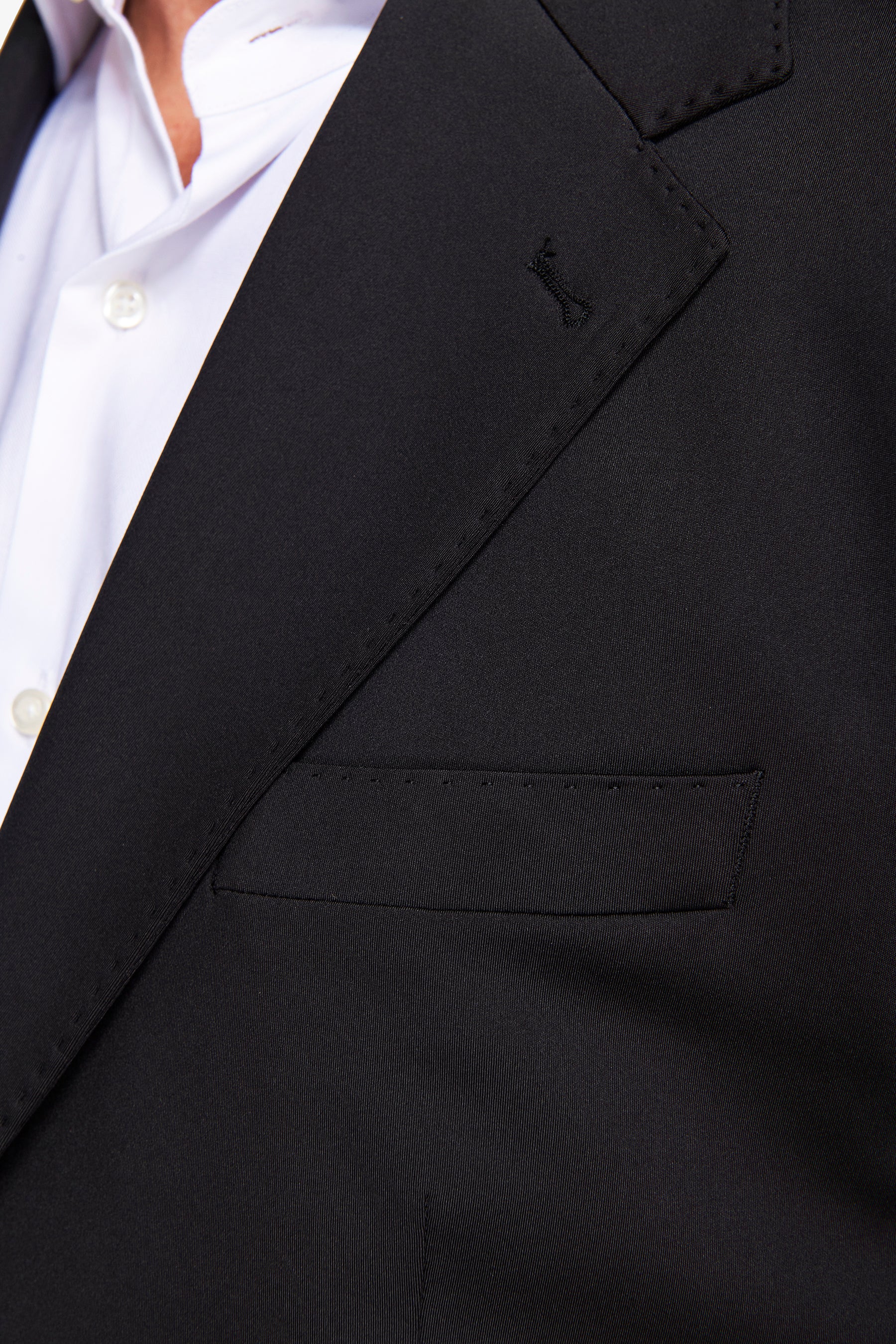 Giacca in jersey tecnico nera slim