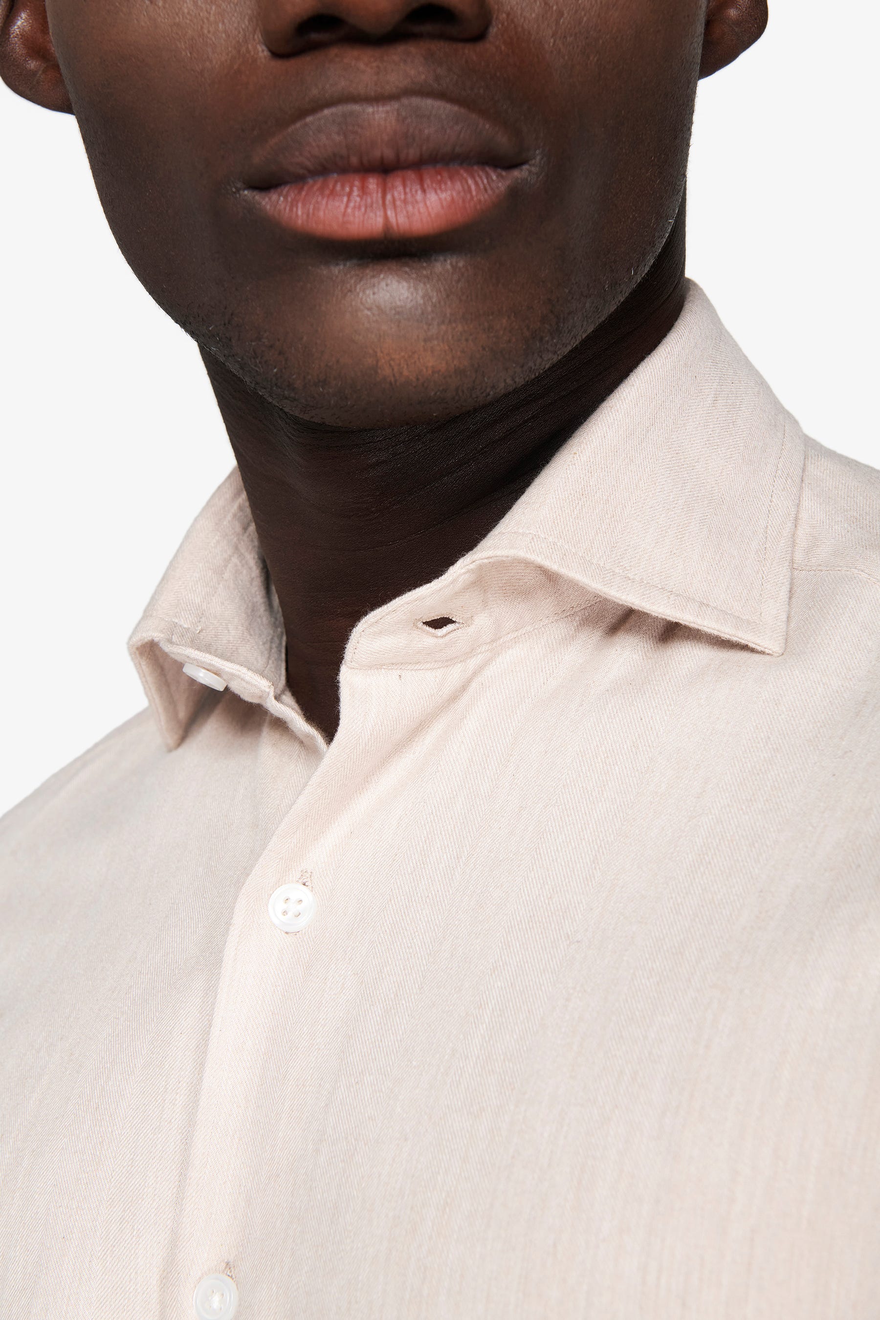 Camicia effetto flanella Herringbone corda-Dan John