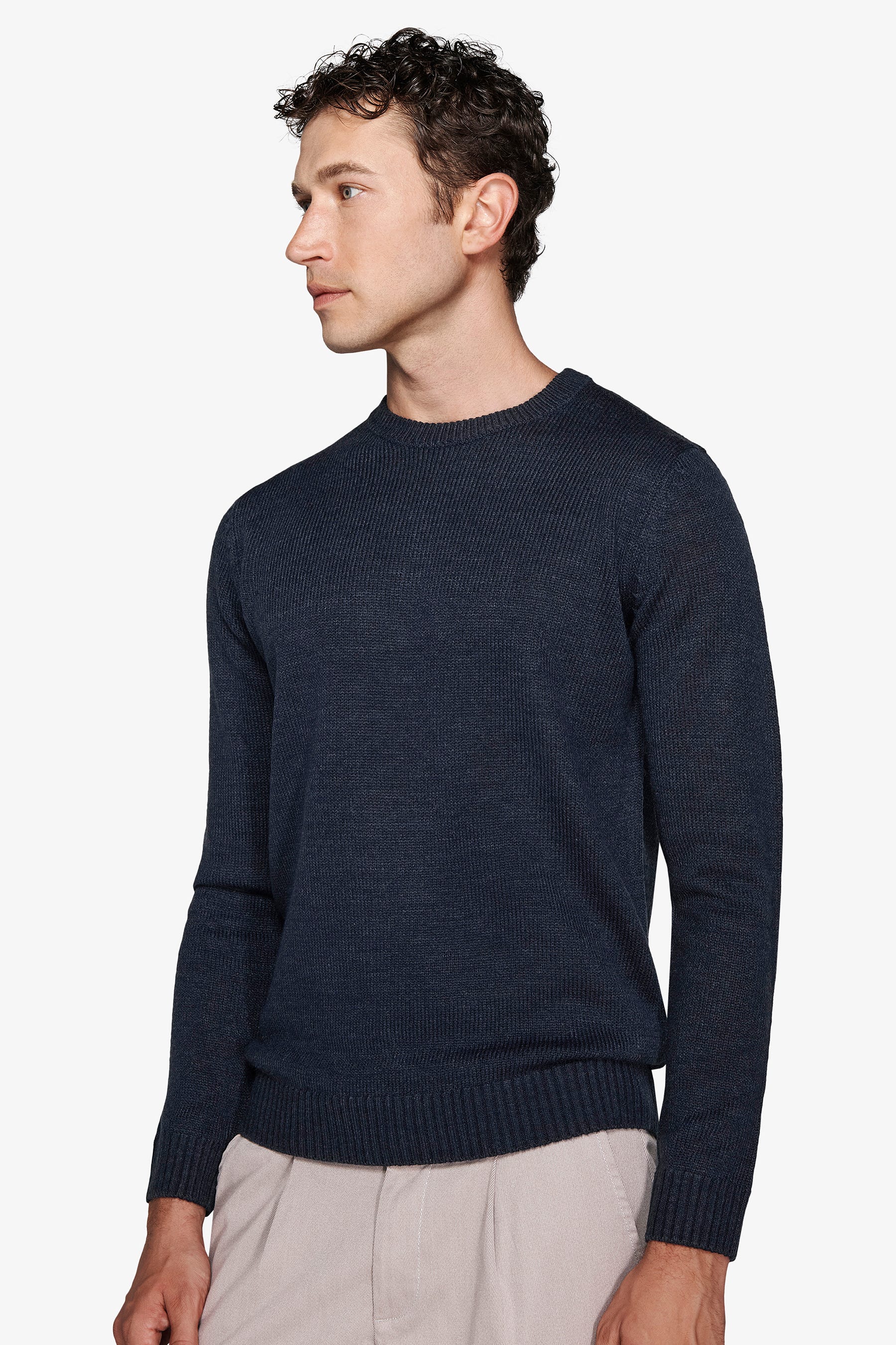Maglia girocollo effetto lambswool avion-Dan John